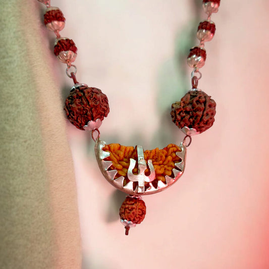 1 Mukhi Rudraksha Mala with a capped design | Timeshopee