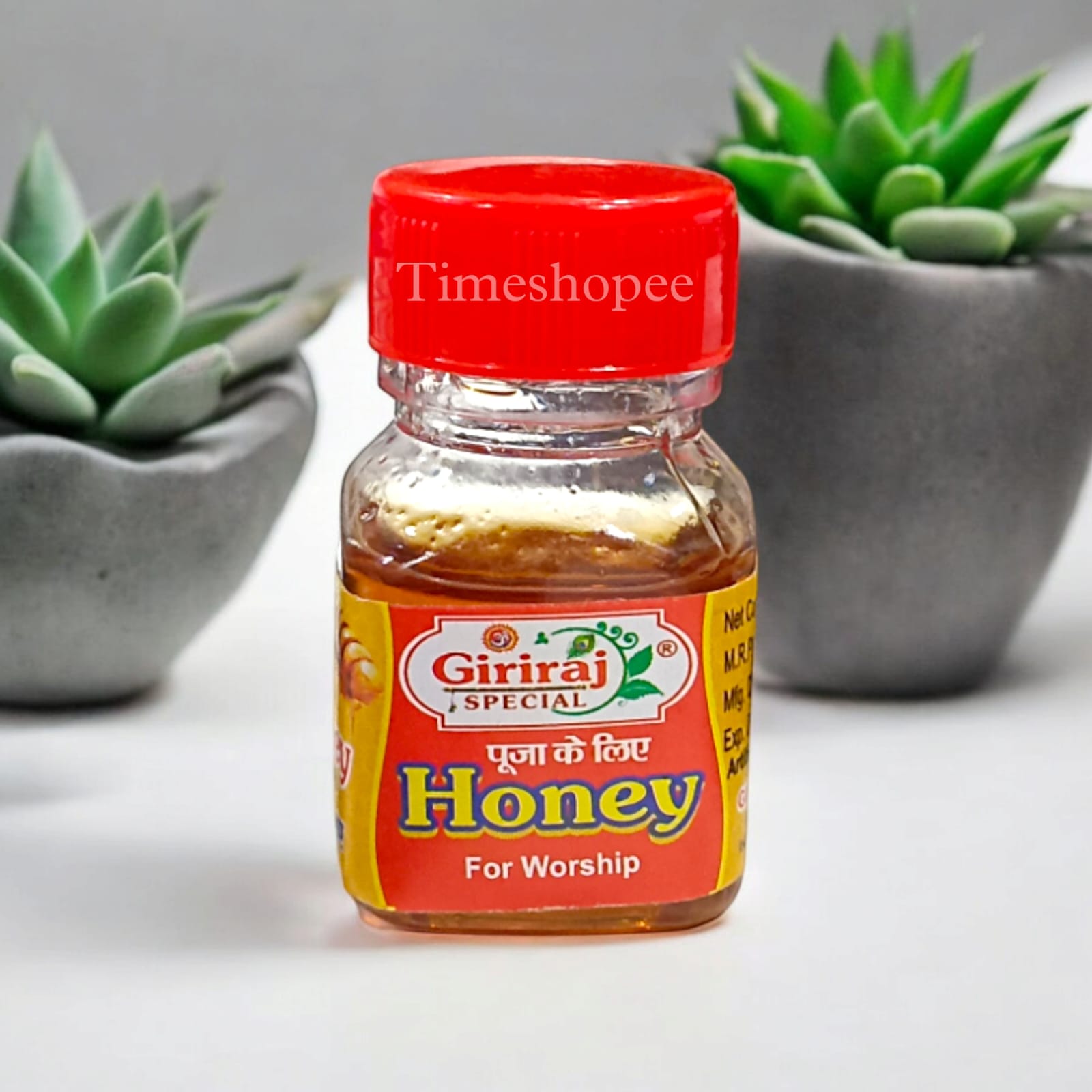 25-gram pack of natural honey (Shahad) for religious worship and pooja rituals, sold by Timeshopee.