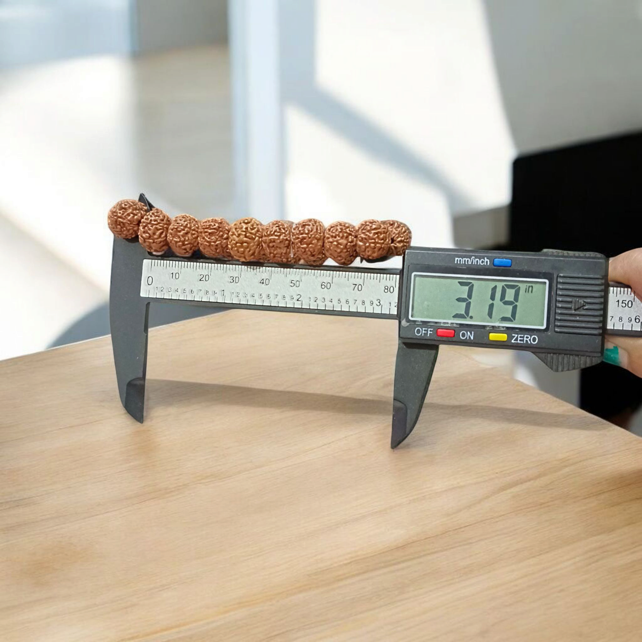 8 Mukhi Rudraksha Bracelet - Stretchable Lab Certified Bracelet for Removing Obstacles and Success by Timeshopee