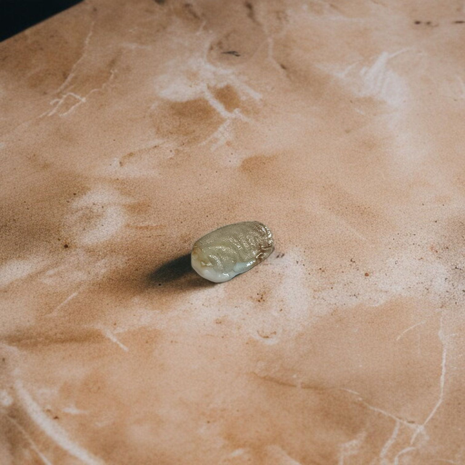 A pure, lab-certified Natural Shukra Mani gemstone without studded design, symbolizing Venus energy, love, and prosperity, displayed on a white background