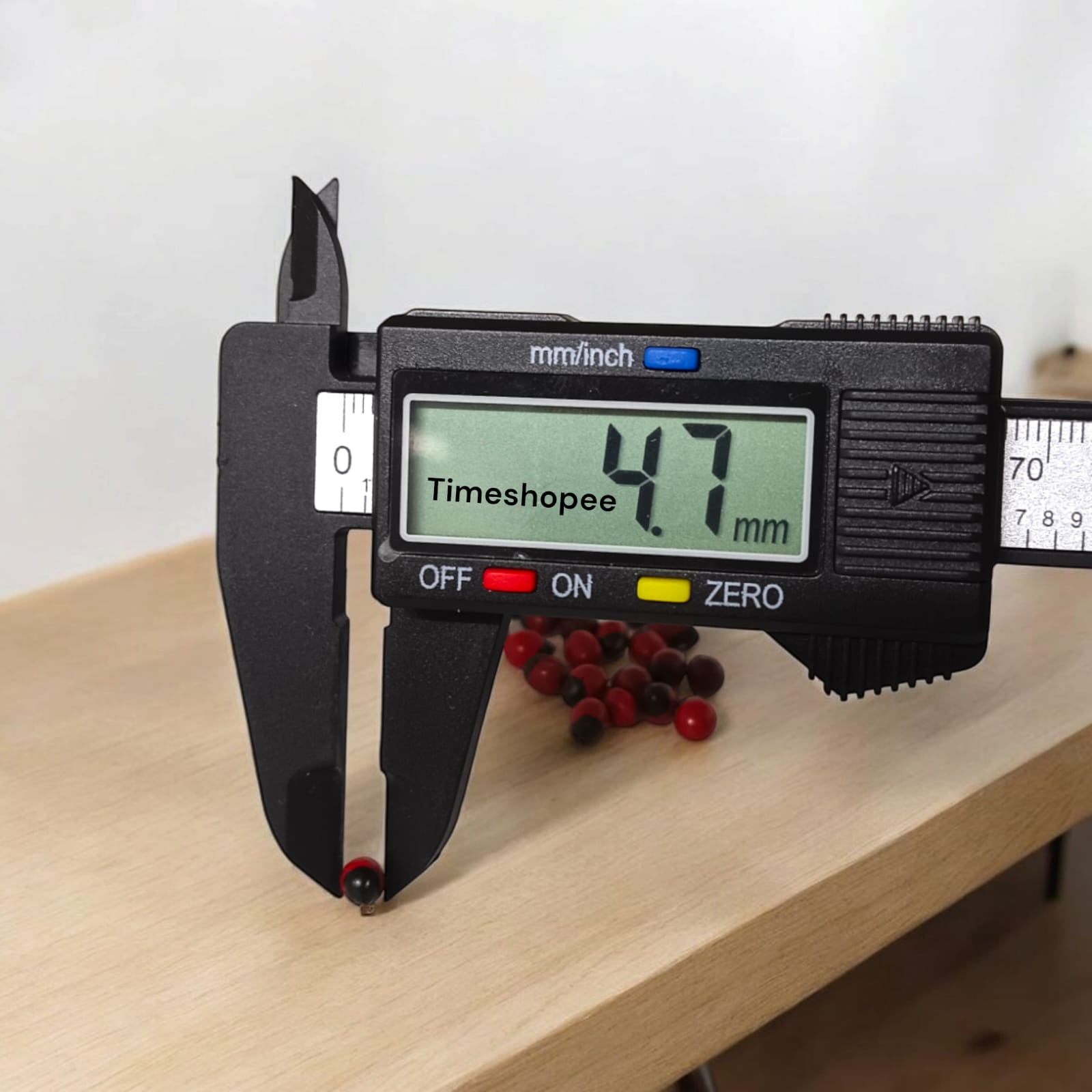 A set of 21 lab-certified Gunja seeds in red, white, and black, featuring loose beads ideal for spiritual use, crafting, or decoration.