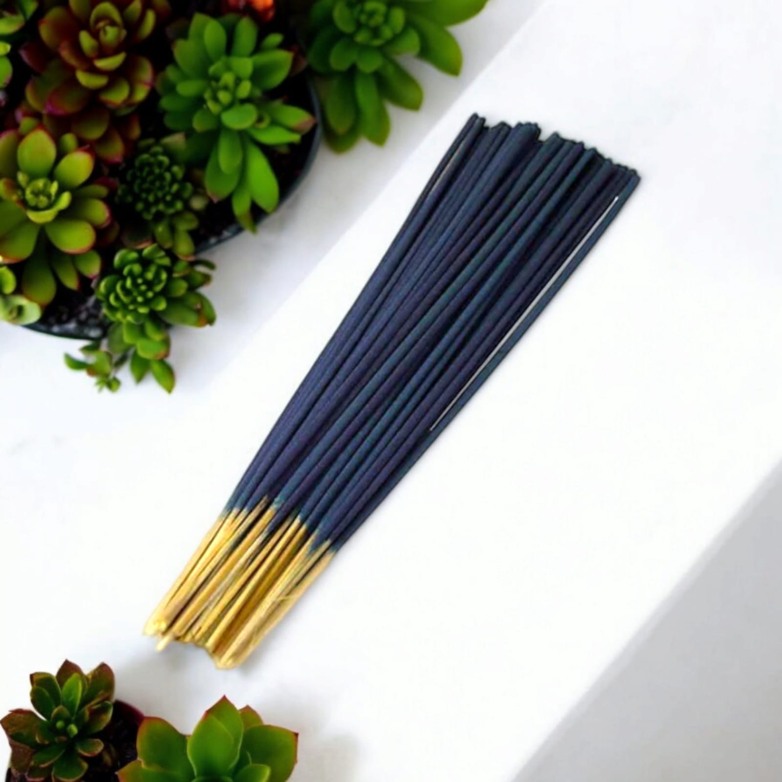 Agarbatti Fragrance Wave Incense Sticks in a 130-gram zipper pack, releasing soothing and calming fragrance for home or spiritual use.