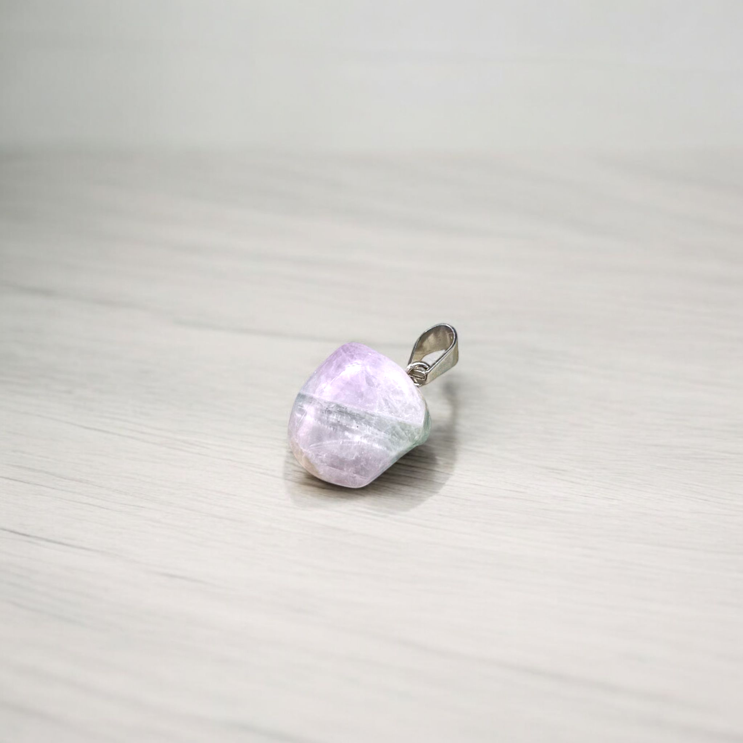 Amethyst Pendant with Stone Locket on Chain, Lab Certified, available at Timeshopee