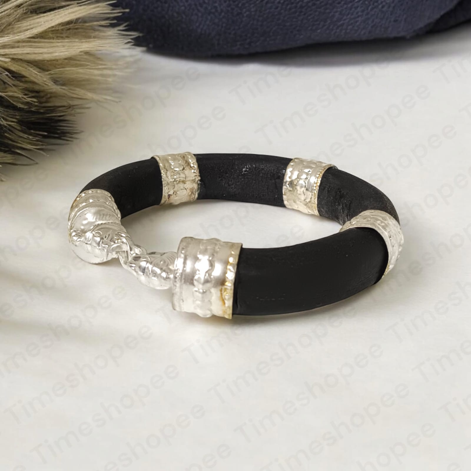 Bhairav Kangan 100% Pure Silver Ashtbhairav Kangan By Timeshopee