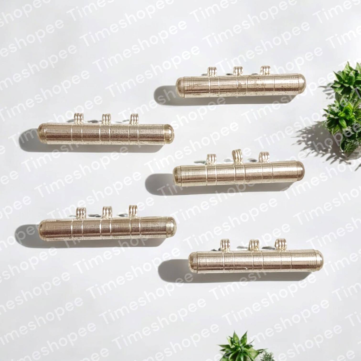 Big Size Silver Stylish Taweez | Spiritual Amulet with Free Bhojpatra Sheet for Taweez | Spiritual Taweez Set of 5 | Timeshopee