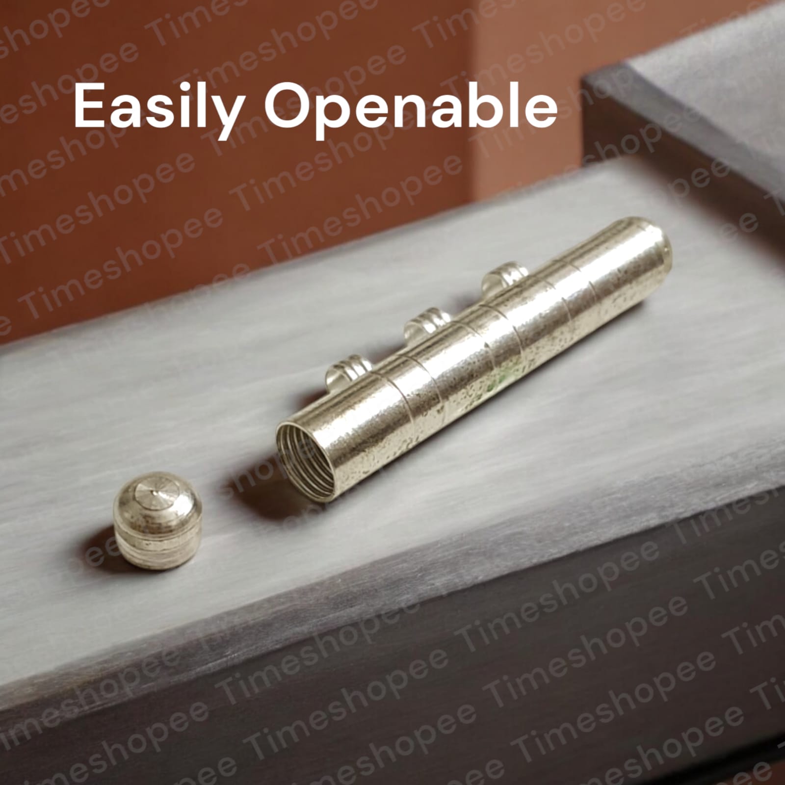 Big Size Silver Stylish Taweez | Spiritual Amulet with Free Bhojpatra Sheet for Taweez | Spiritual Taweez Set of 5 | Timeshopee