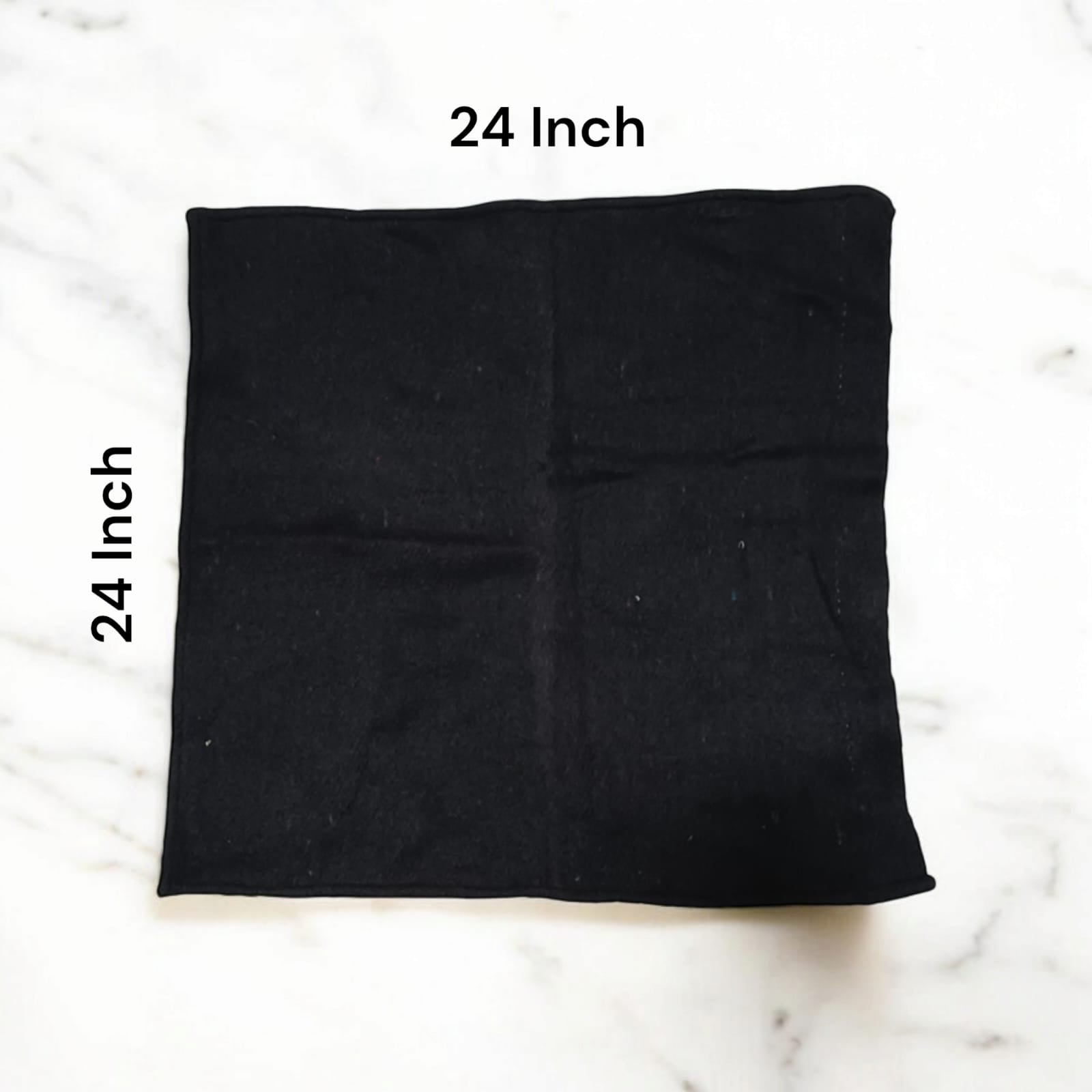 Black Pooja Aasan | Black Prayer Mat for Sadhna | Timeshopee