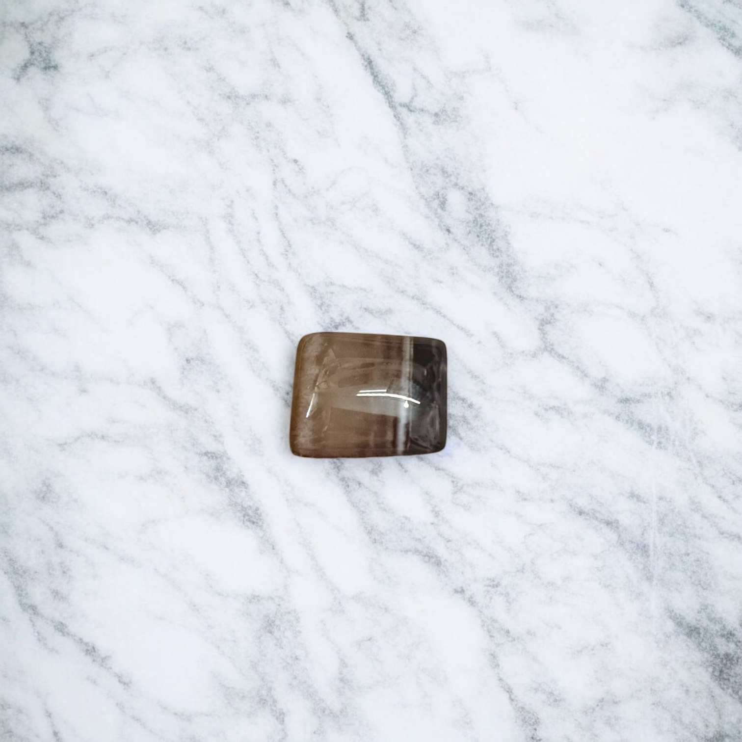 Black Sulemani Hakik Stone - Polished Natural Agate for Protection, Balance, and Spiritual Focus