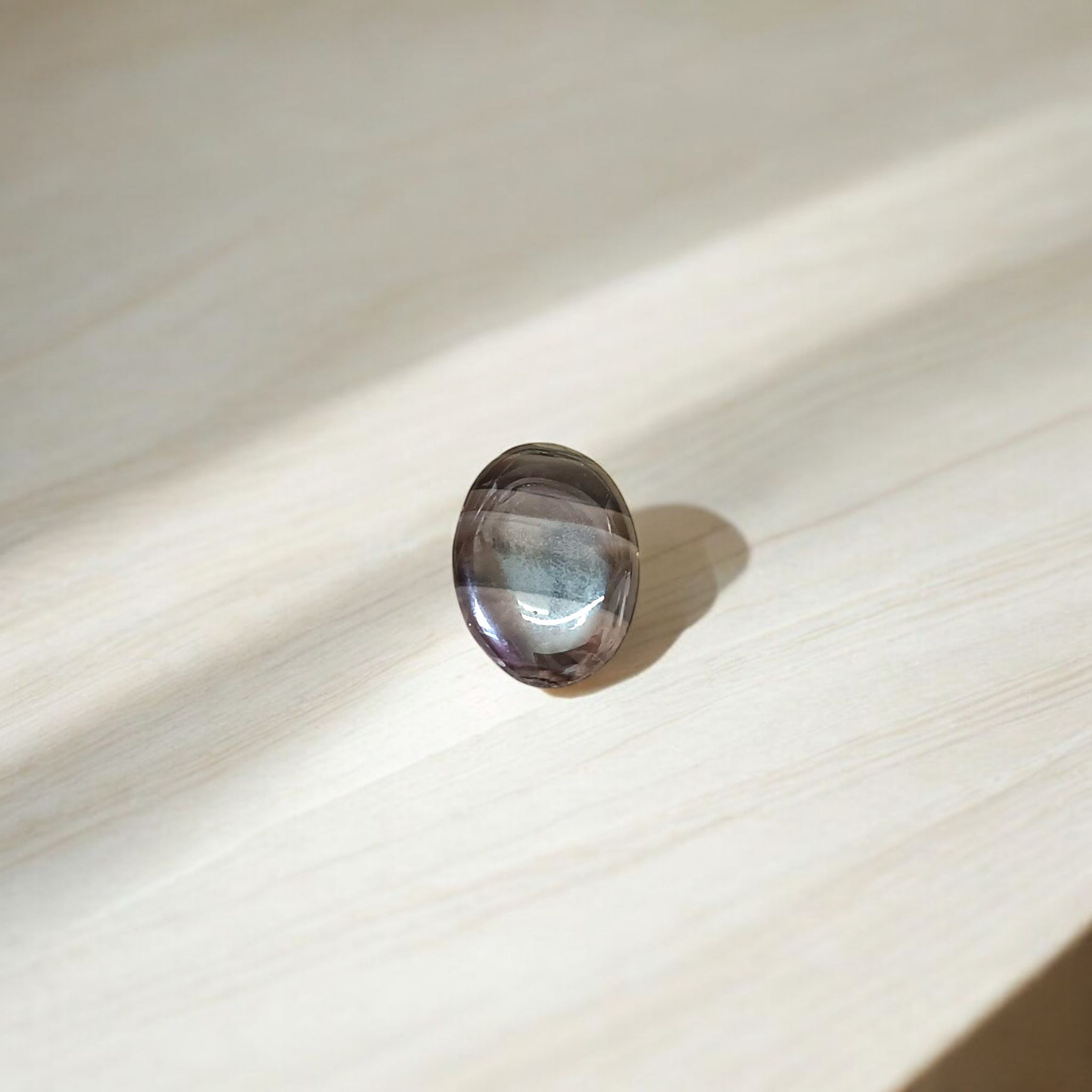 Black Sulemani Hakik Stone - Polished Natural Agate for Protection, Balance, and Spiritual Focus