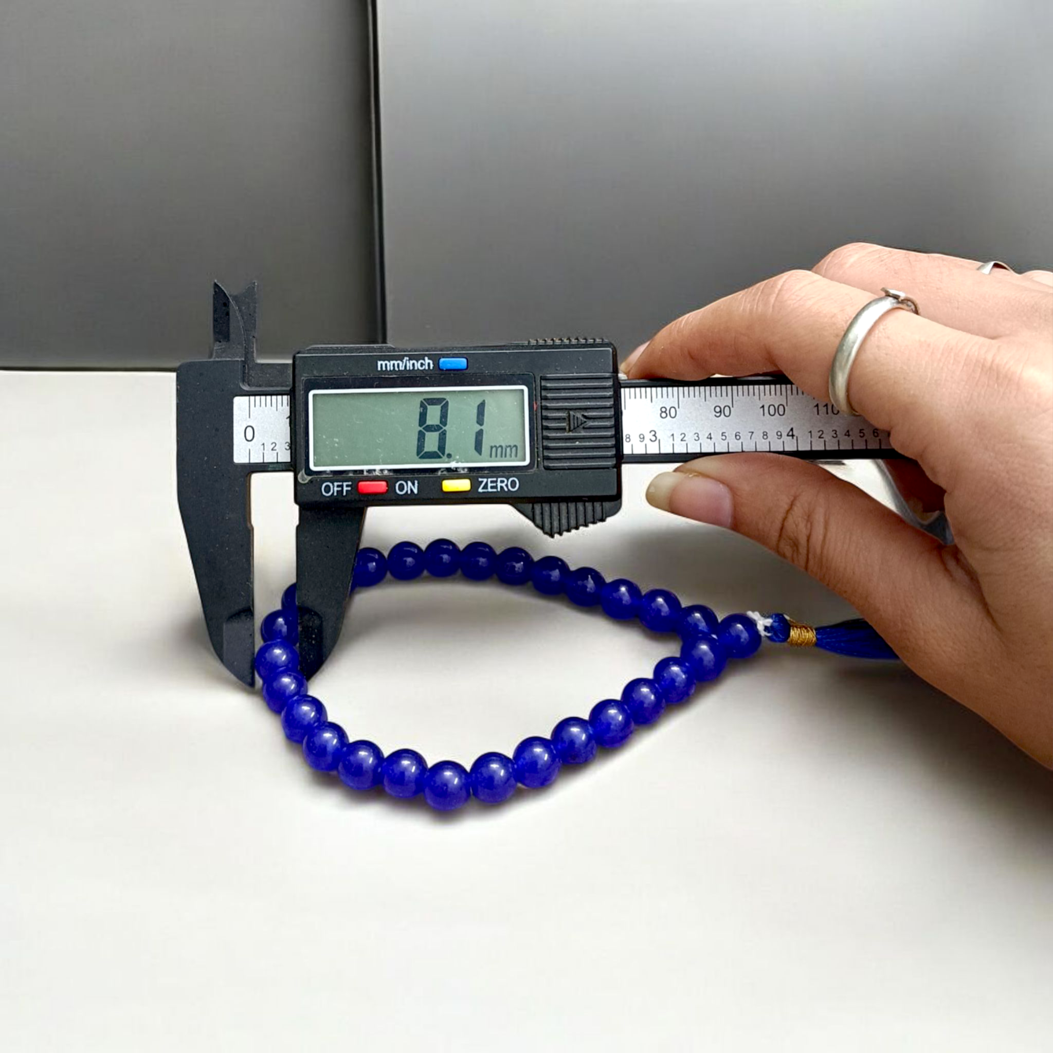 Blue Agate Mala | Neela Hakik Mala | For Rahu And Shani | Timeshopee