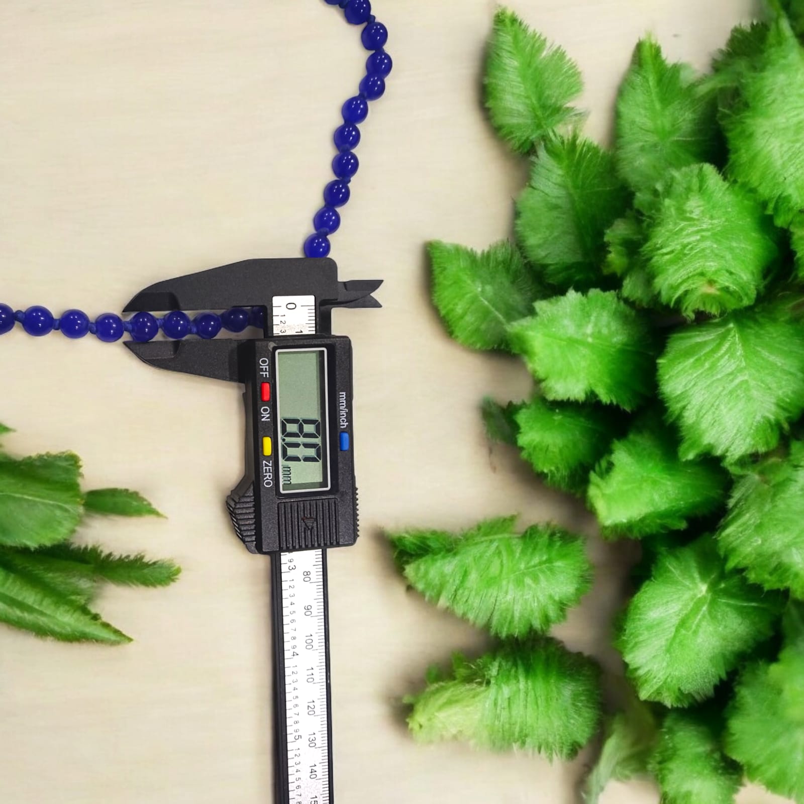 Blue Agate Mala | Neela Hakik Mala | For Rahu And Shani | Timeshopee