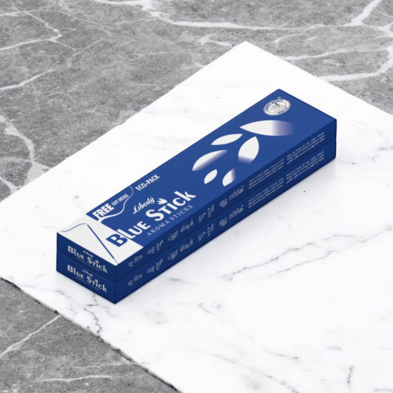 Blue Stick Aroma Incense Sticks | Economy Pack with Free Gift Inside | Liberty