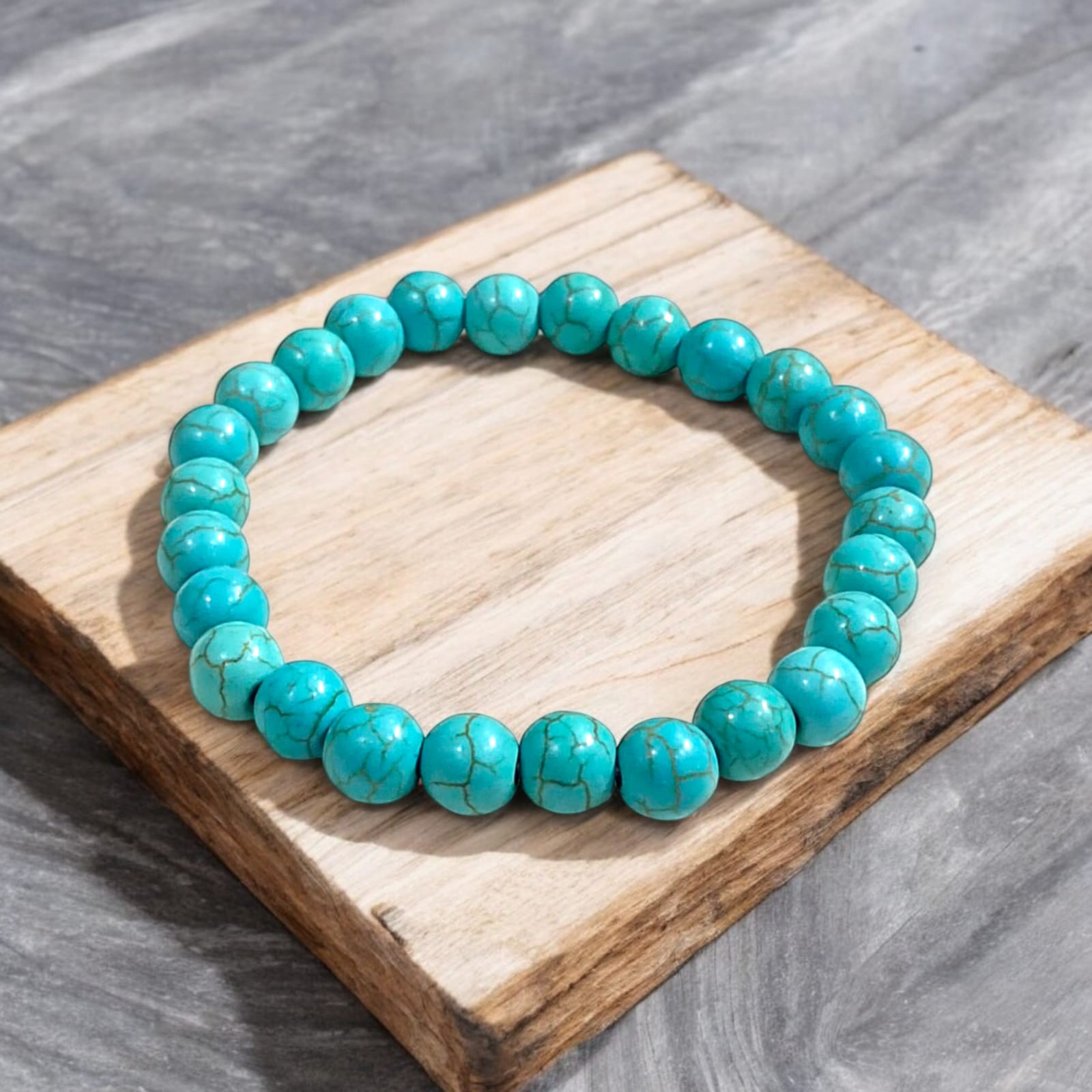Blue Turquoise Bracelet | Lab Certified | Timeshopee