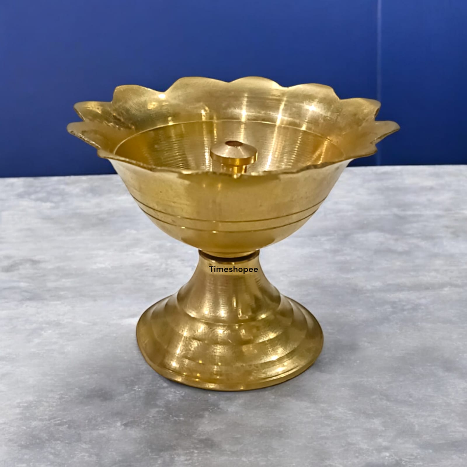 Brass Akhand Jyot | Elegant Brass Oil Lamp for Pooja