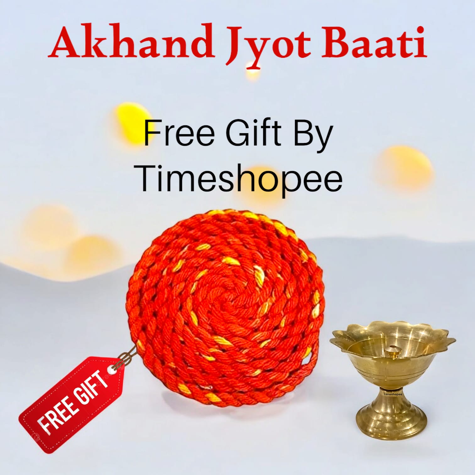 Brass Akhand Jyot | Elegant Brass Oil Lamp for Pooja
