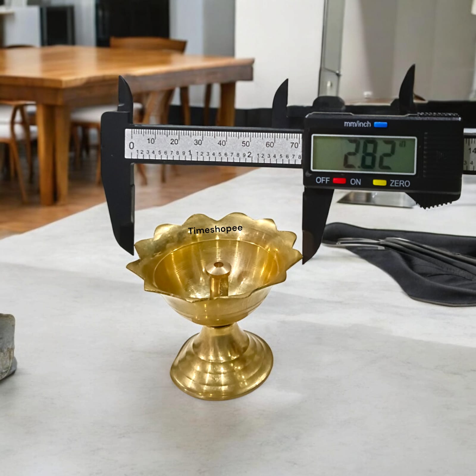 Brass Akhand Jyot | Elegant Brass Oil Lamp for Pooja