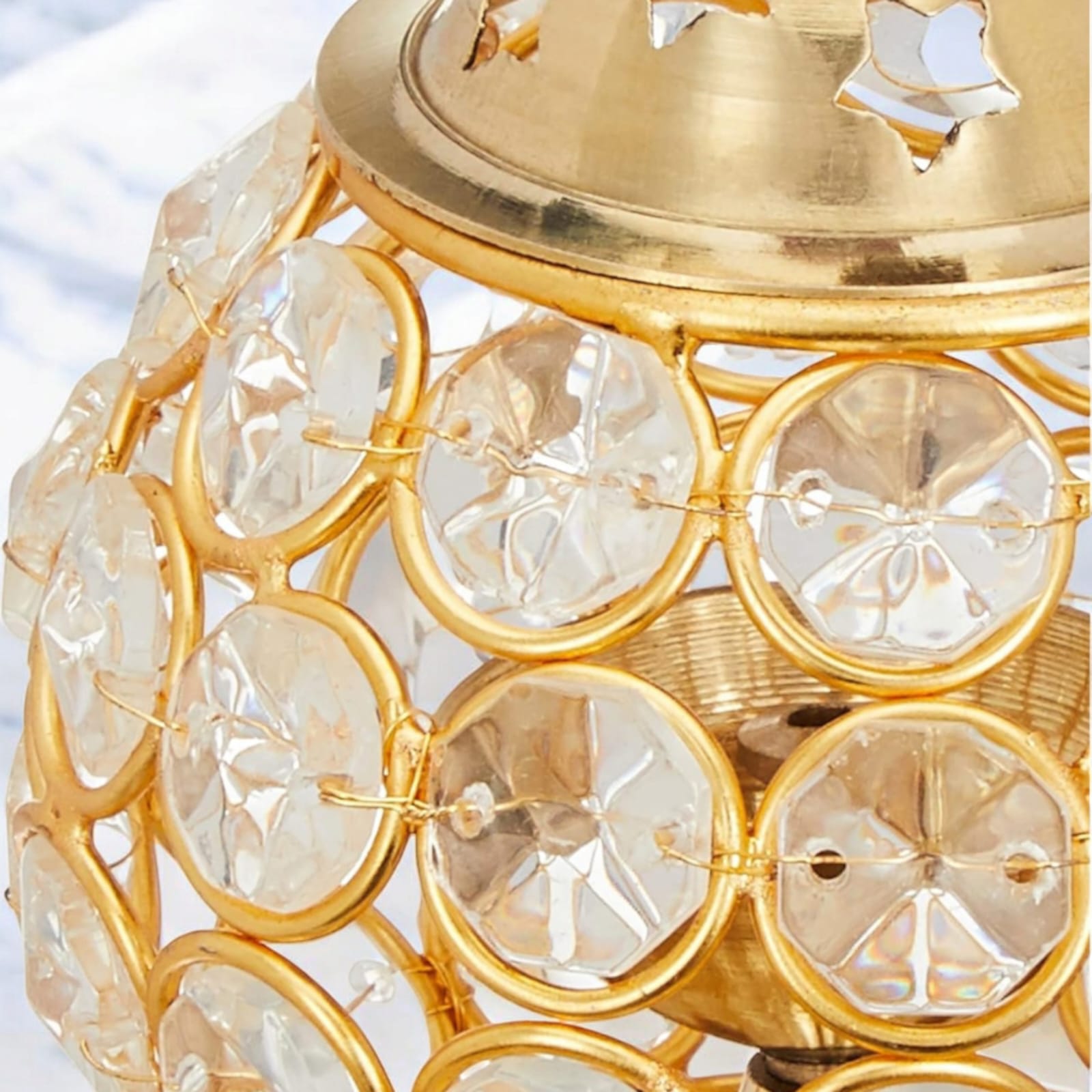 Brass Crystal Akhand Jyot Matki Diya from Timeshopee, available in various sizes, ideal for puja and home decoration.