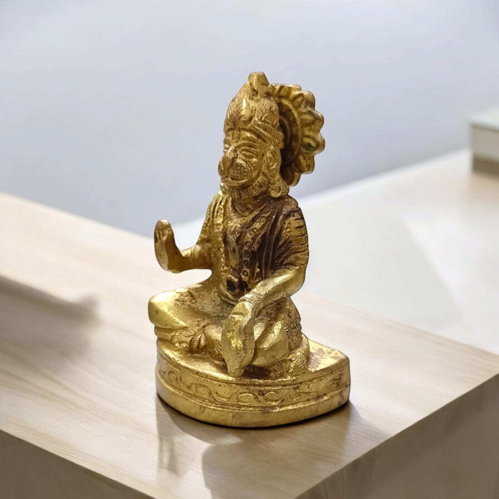 Brass Hanuman Ji Murti | Hanuman Ji Idol | Timeshopee