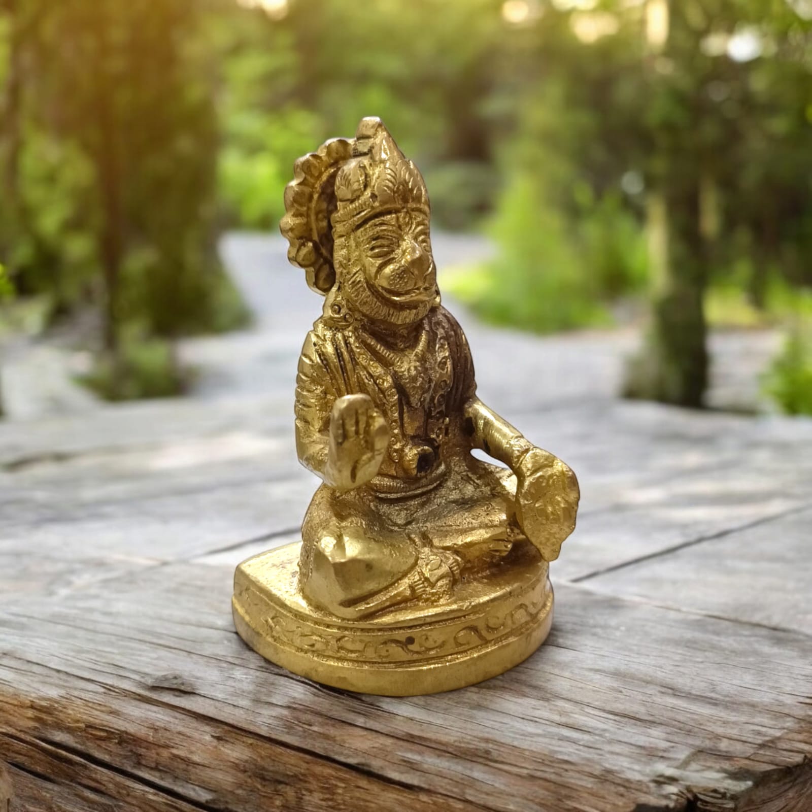 Brass Hanuman Ji Murti | Hanuman Ji Idol | Timeshopee