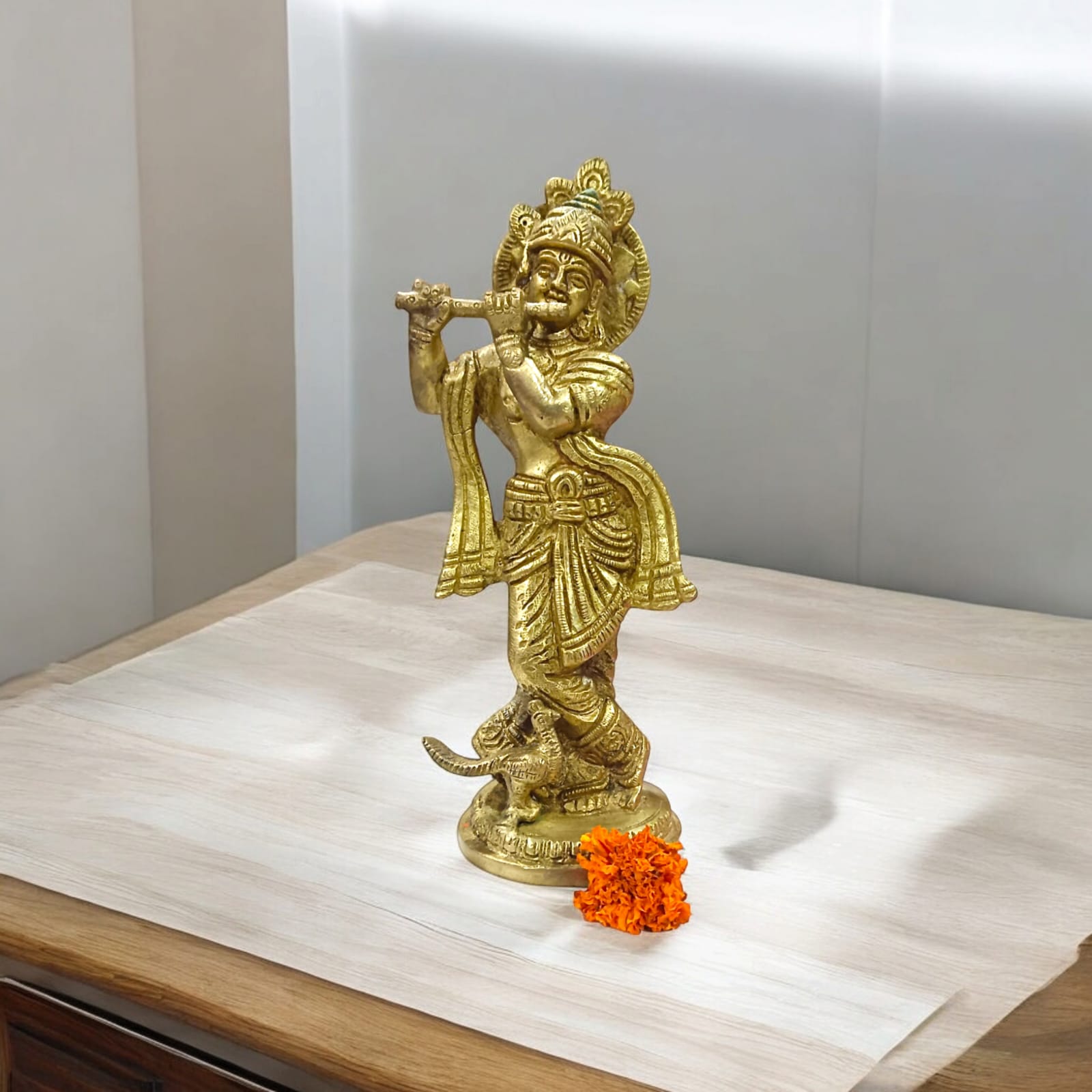 Brass Krishan Ji Murti | Thakur Ji Murti | Timeshopee