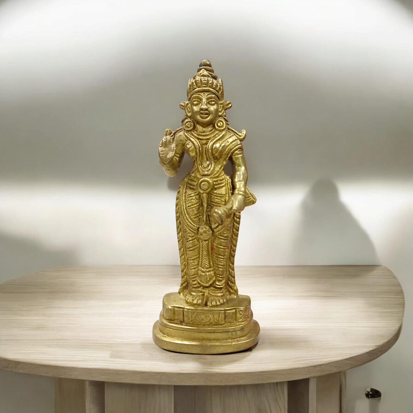 Brass Mata Lakshmi Idol | Lakshmi Mata in Brass | Timeshopee