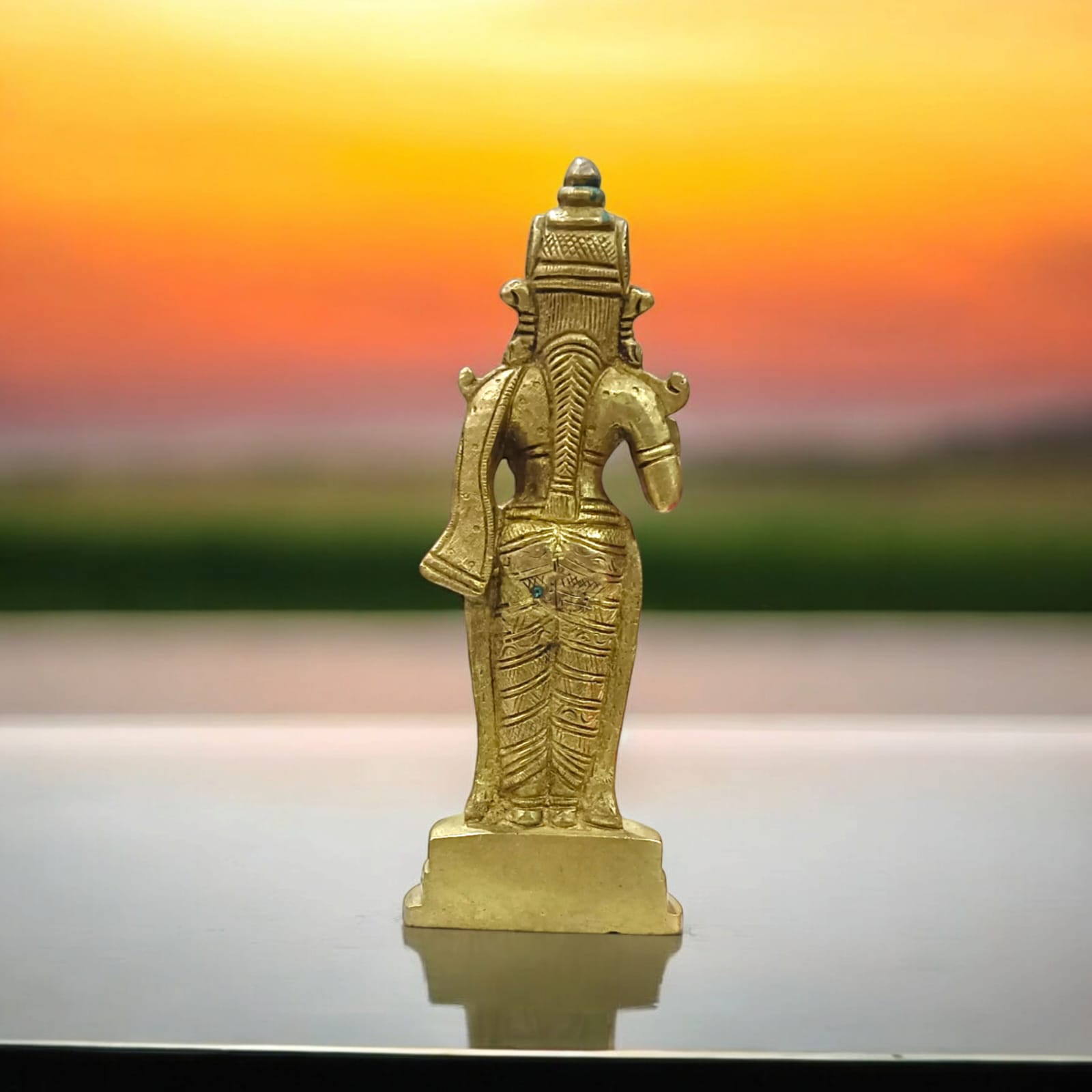 Brass Mata Lakshmi Idol | Lakshmi Mata in Brass | Timeshopee