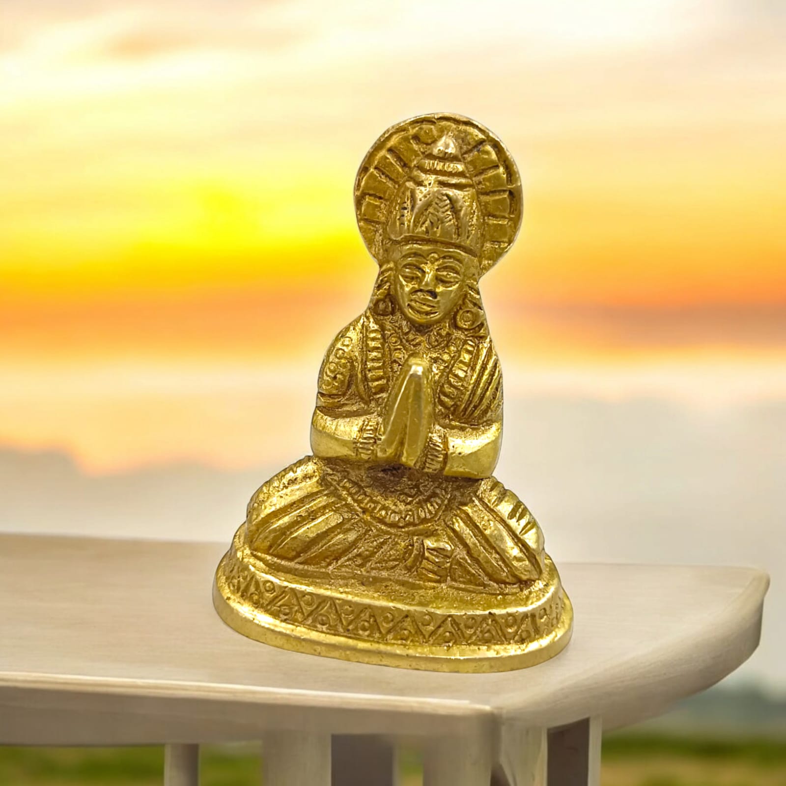 Brass Mata Parvati Murti, intricately designed Maa Parvati idol, available for home altars and gifting at Timeshopee.