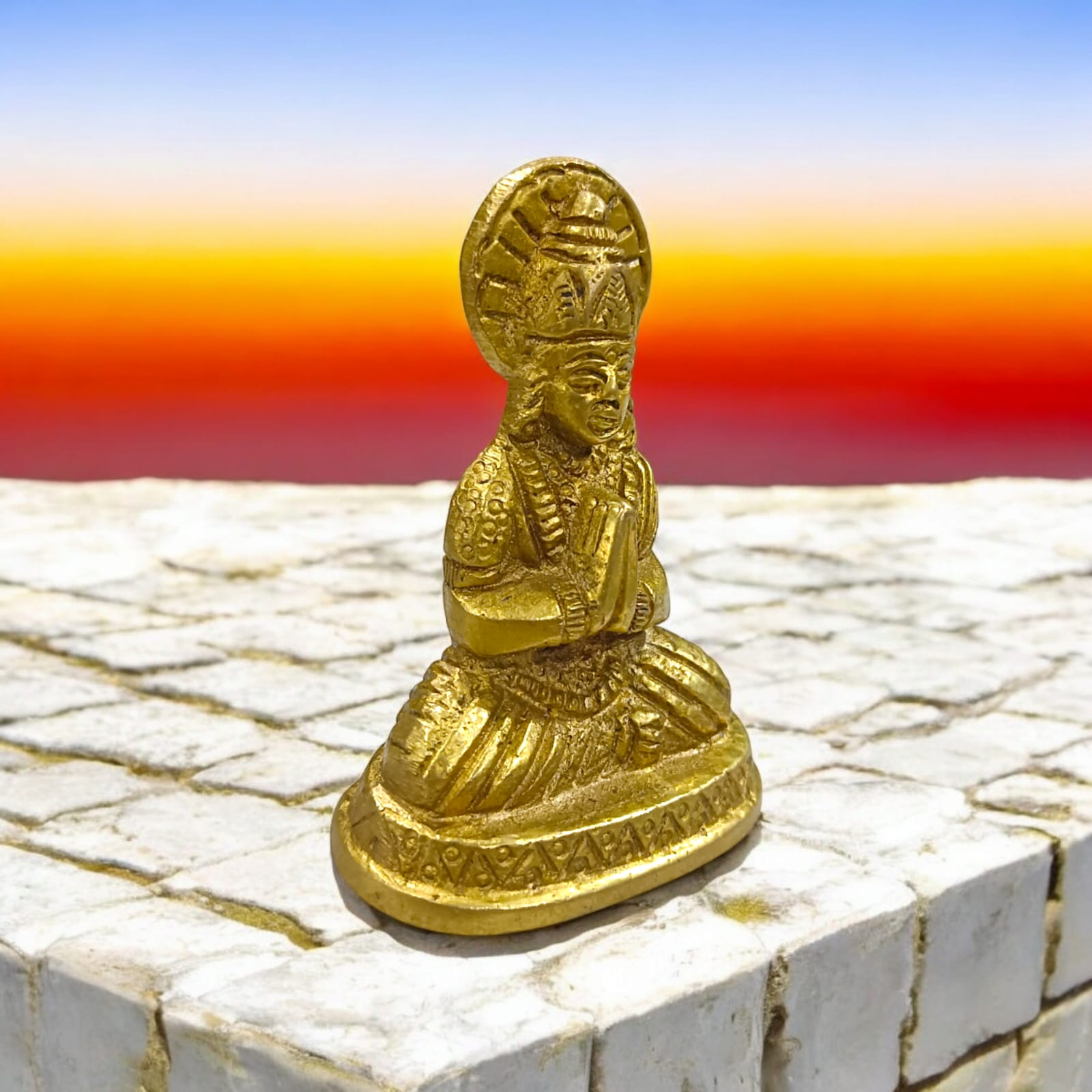 Brass Mata Parvati Murti, intricately designed Maa Parvati idol, available for home altars and gifting at Timeshopee.