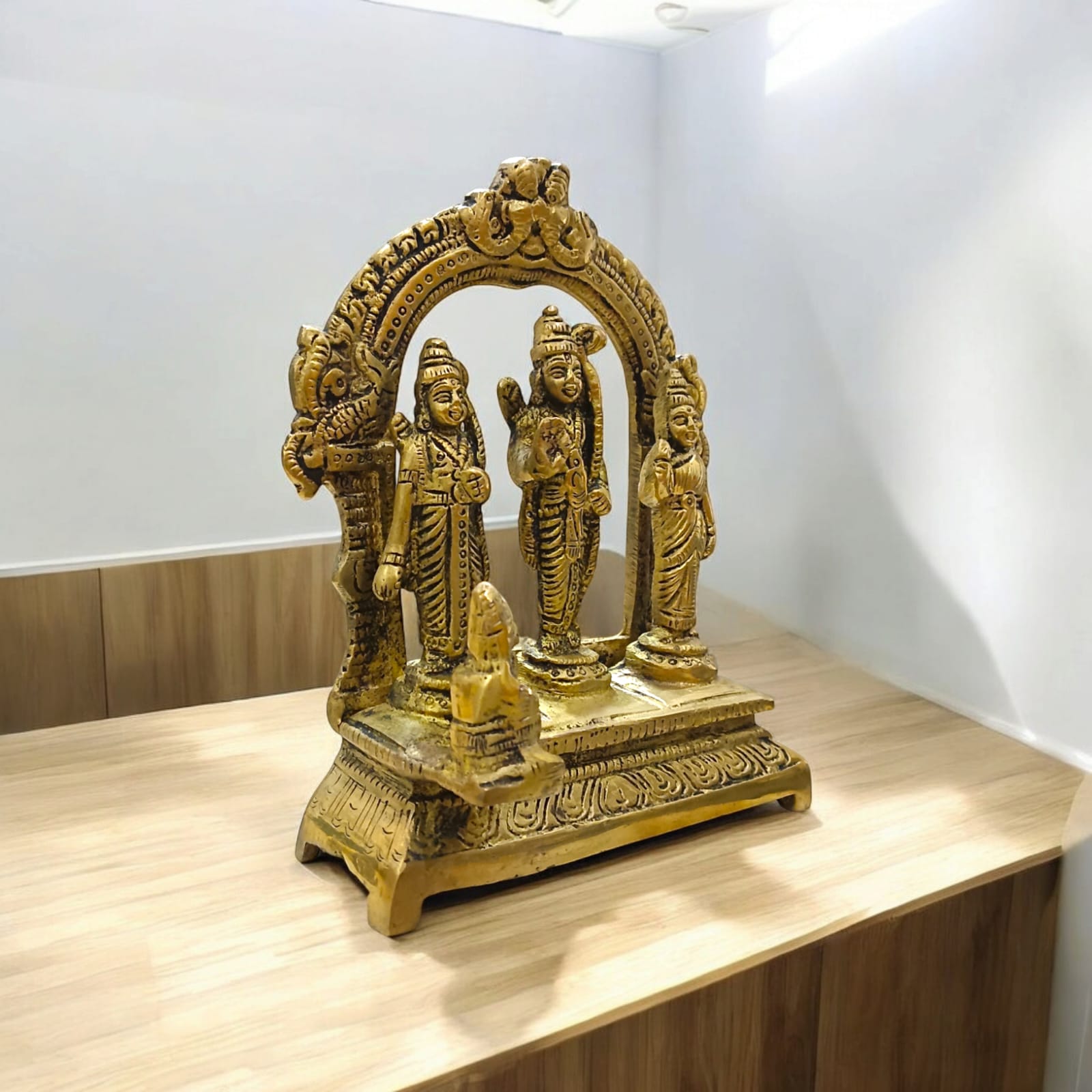Brass Ram Darbar Murti | Ram Ji In Brass Idol | Timeshopee