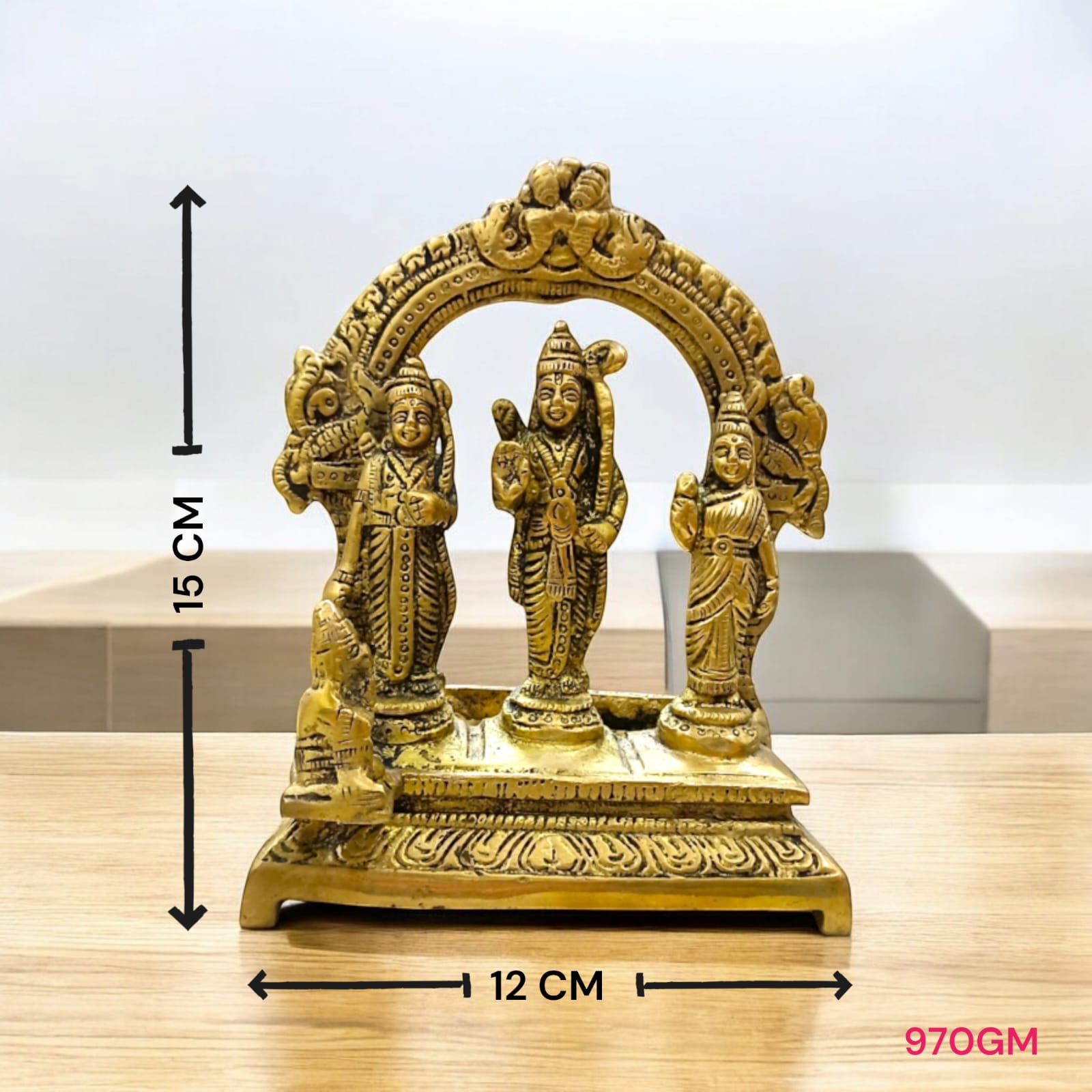 Brass Ram Darbar Murti | Ram Ji In Brass Idol | Timeshopee