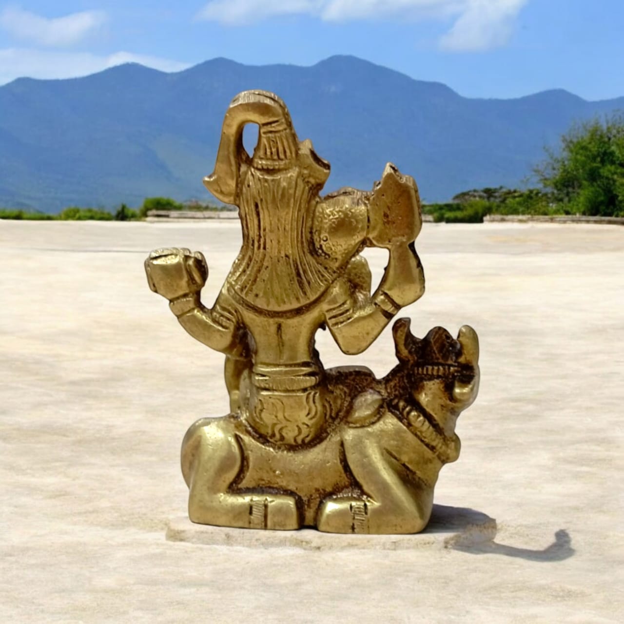 Brass Shiv Ji with Nandi | Brass Shiv Idol | Timeshopee