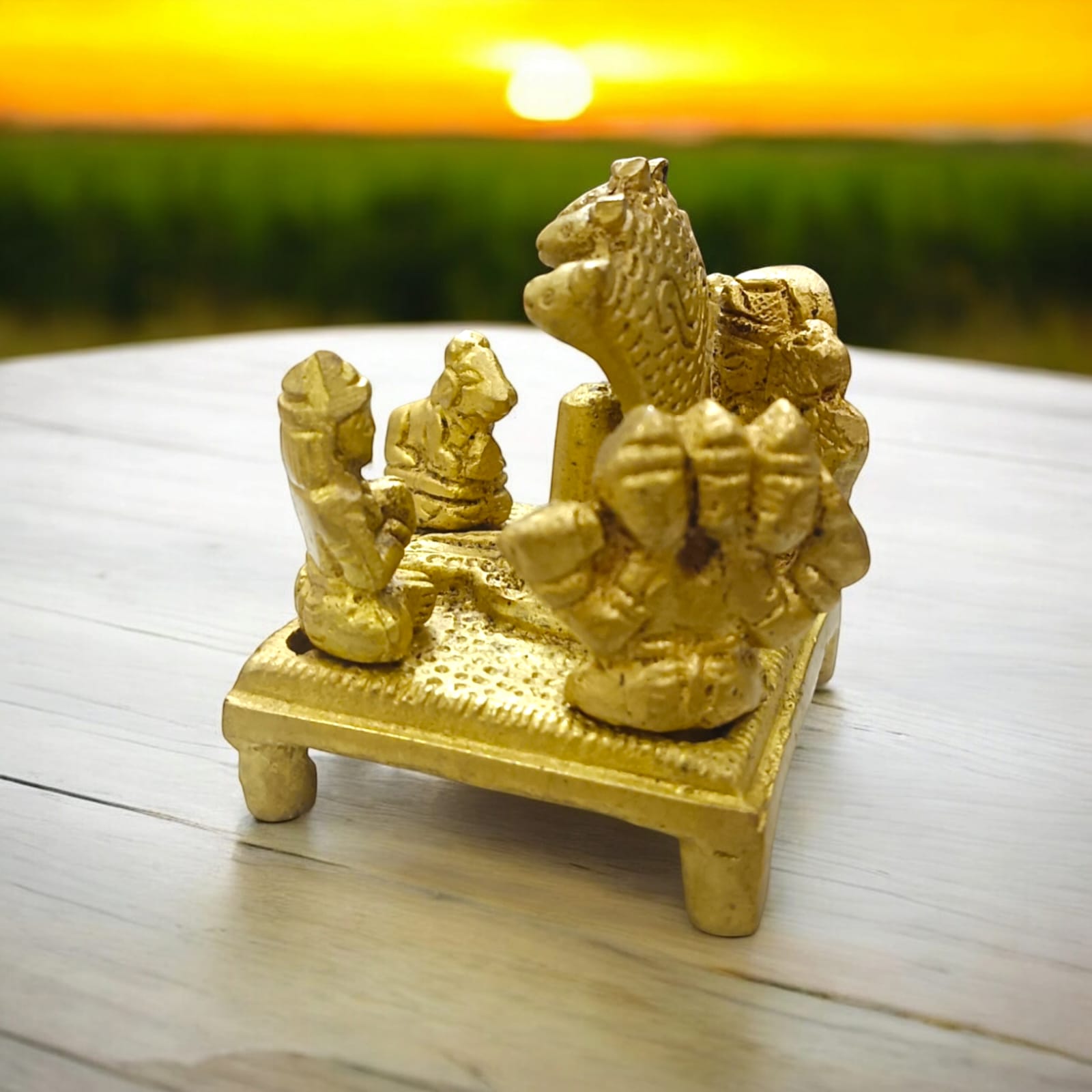 Brass Shiv Parivar for Jal Abhishek | Shivling Statue for Home | Timeshopee