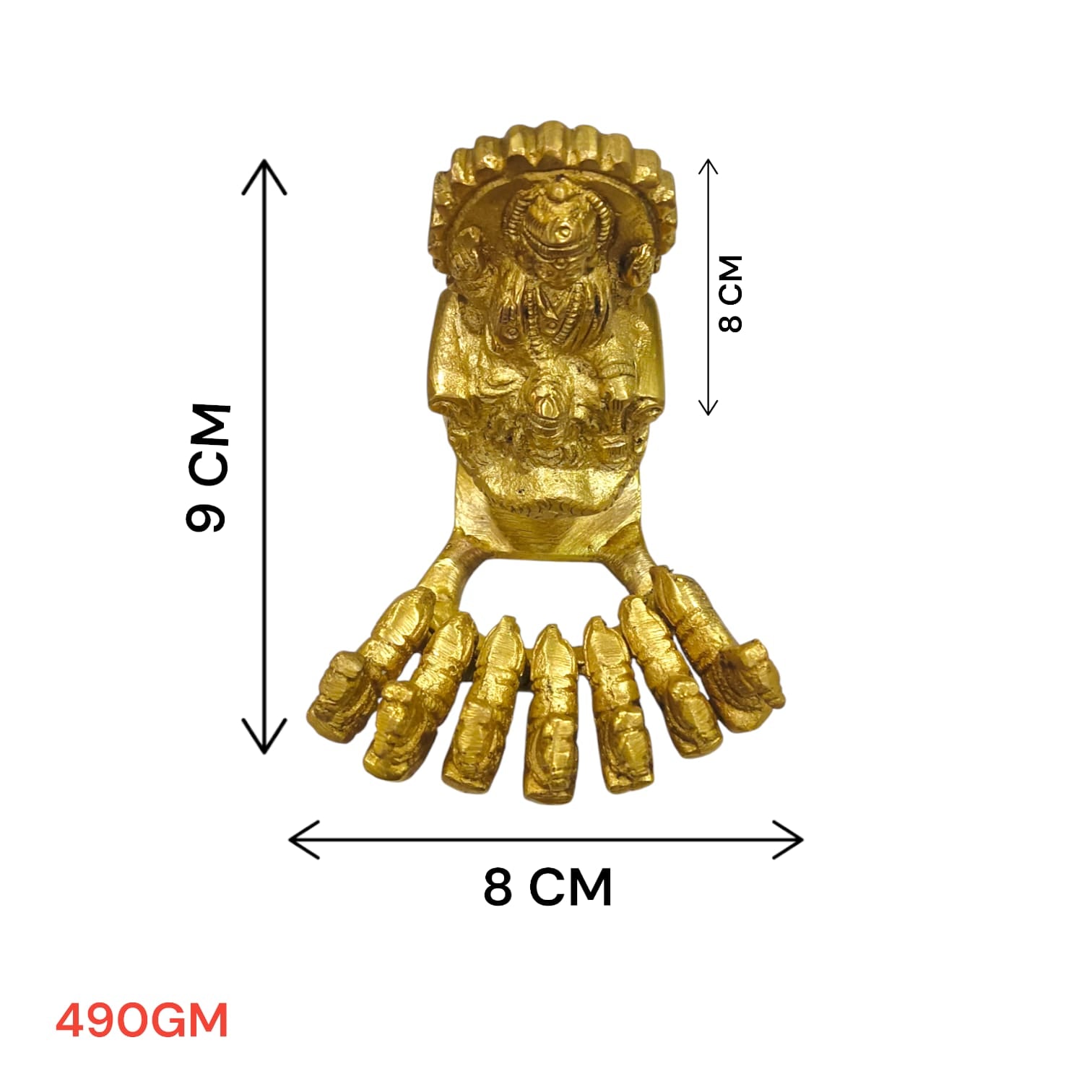 Brass Surya Dev with Rath | Surya Dev Brass Murti | Timeshopee
