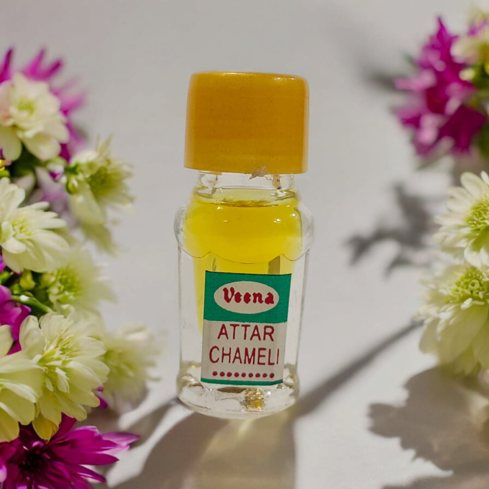 Chameli Attar 2ML by Veena, premium alcohol-free perfume for worship by Timeshopee