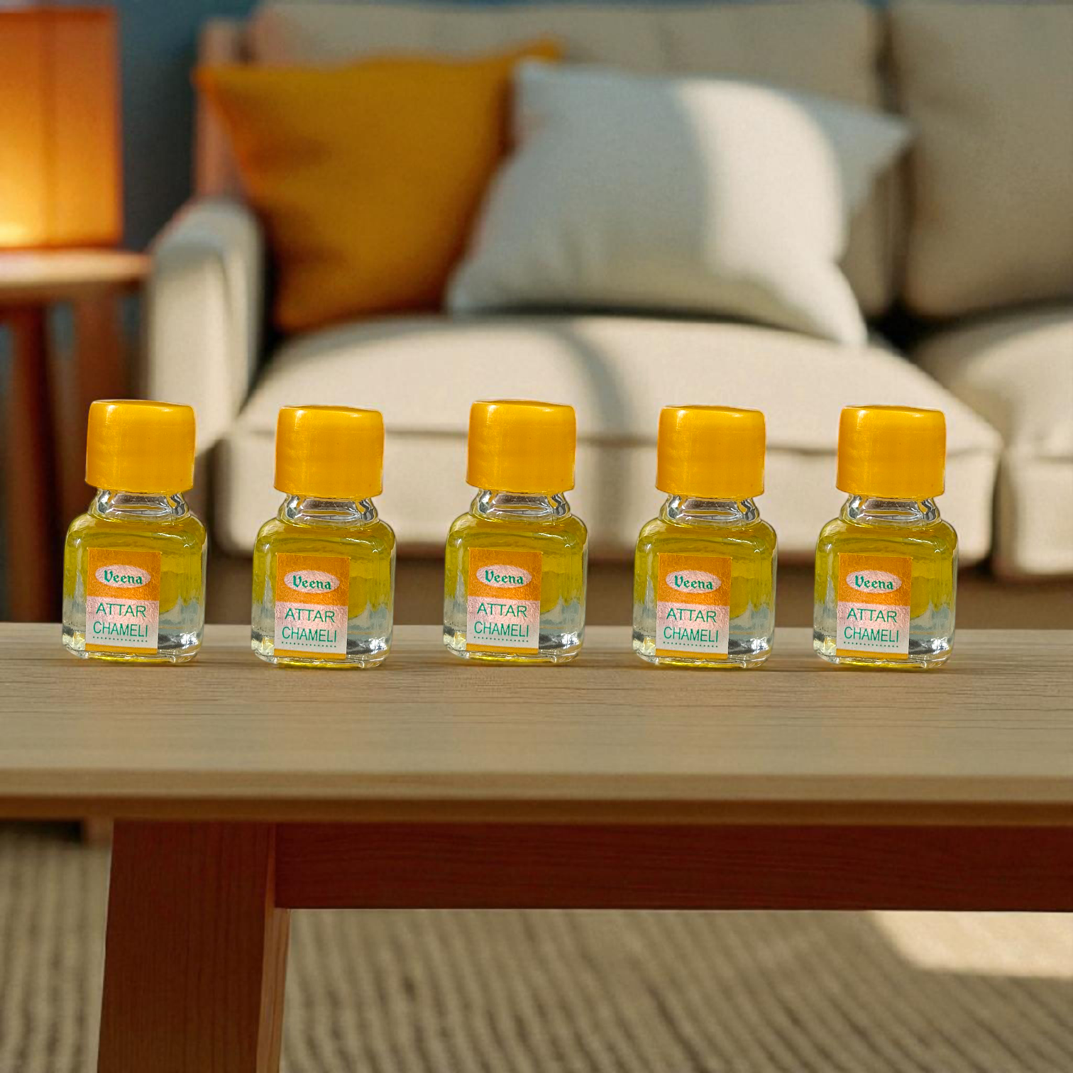 Chameli Attar 2ml by Veena - Premium alcohol-free perfume ideal for worship and daily use, available at Timeshopee