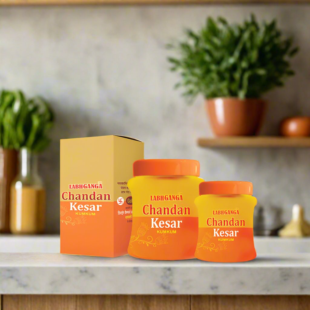 Chandan Kesar Kumkum Set for Daily Puja and Vedic Rituals