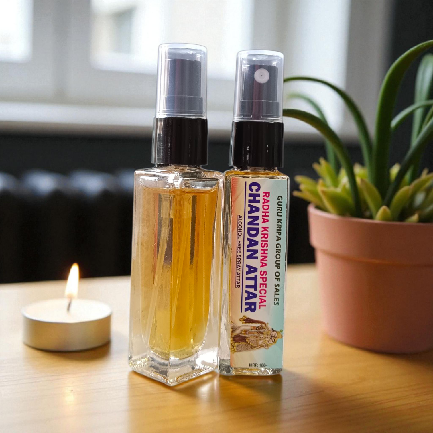 Chandan Spray Attar | 25ML | Best Spray Itra | Natural Fragrance | 0% Alcohol With Floral Fragrance | Sandalwood Itra Best for Shiv Ji | Timeshopee