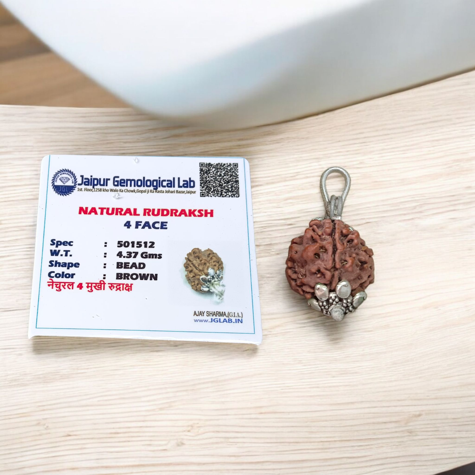 Combo Of 4 Mukhi With 6 Mukhi Rudraksha | Lab Certified | Timeshopee