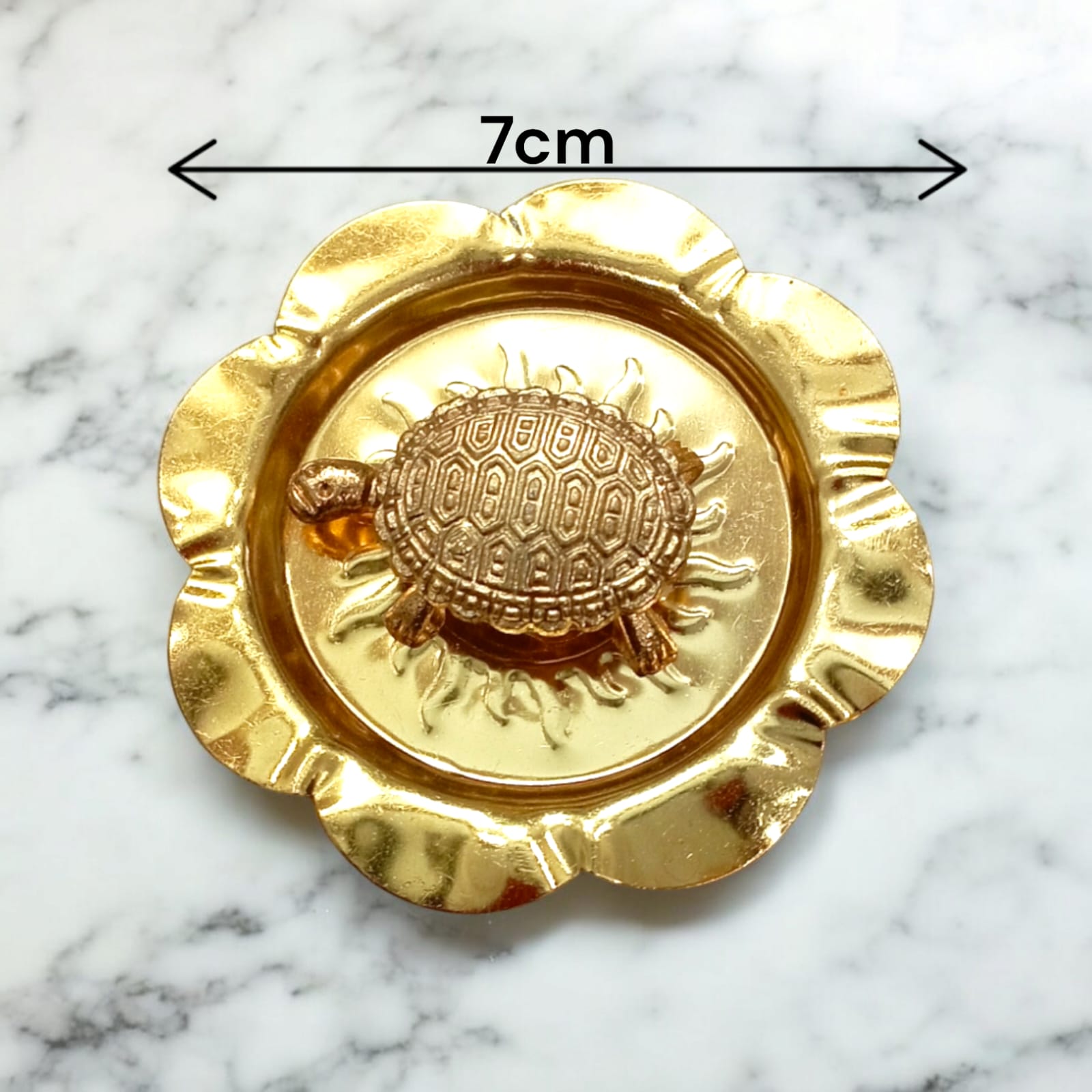 Copper Kachua Yantra With Plate | Wish Fulfilment Kachua | Feng Shui Tortoise | Timeshopee