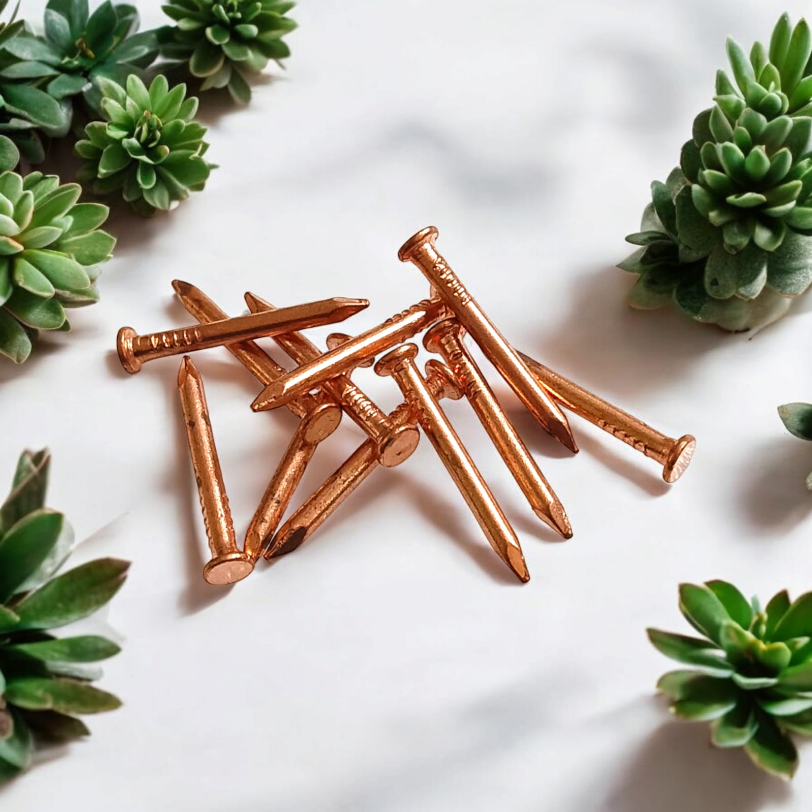 Copper Nails | Tambe Ke Keel | Set of 7 | Timeshopee