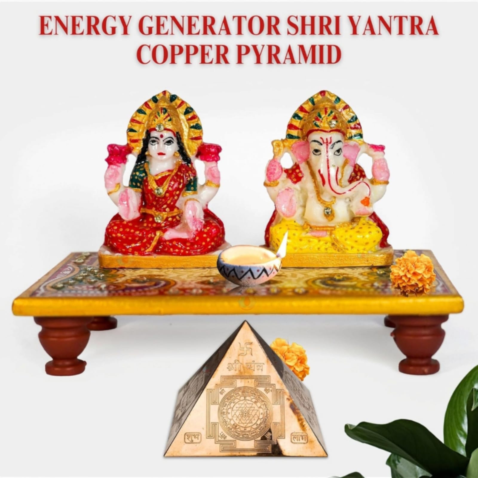 Copper Vastu Pyramid Yantra | For Pillars Top | Timeshopee