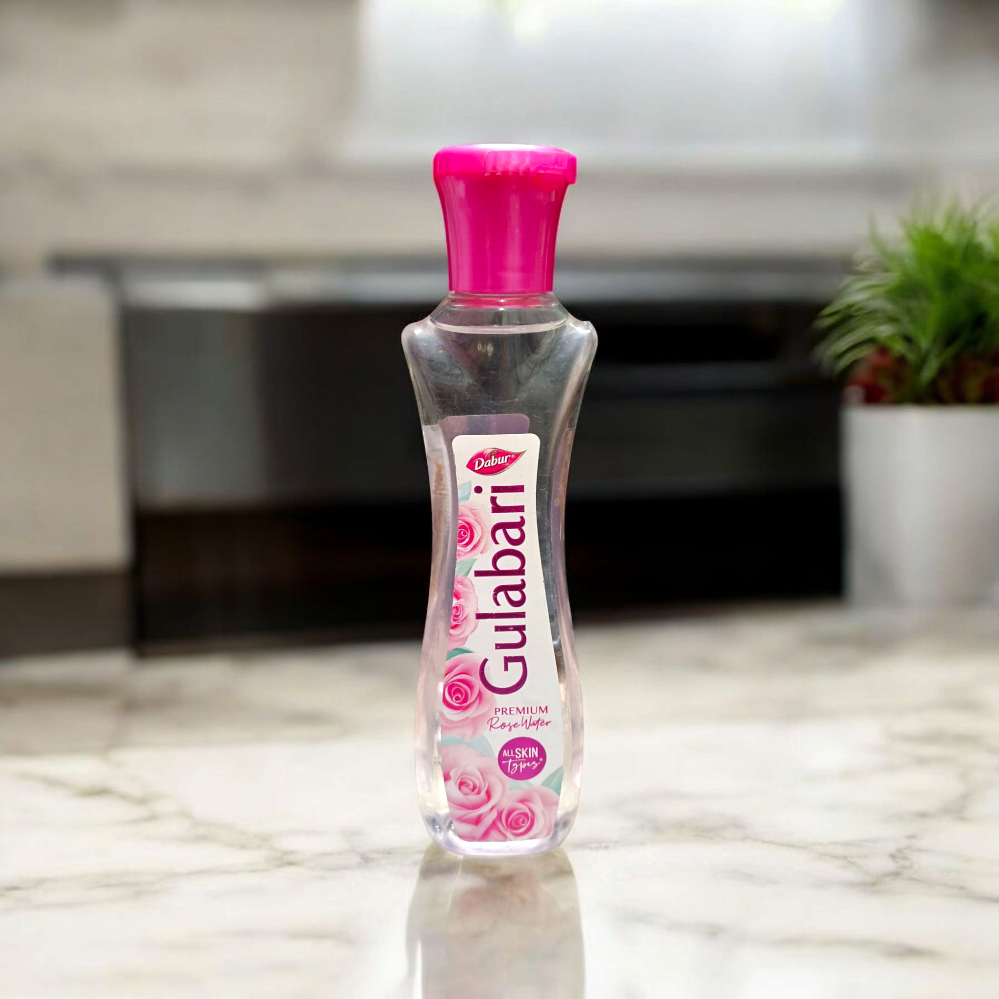 Dabar Gulabari Premium Rose Water bottle – 120ml, natural skin toner for all skin types