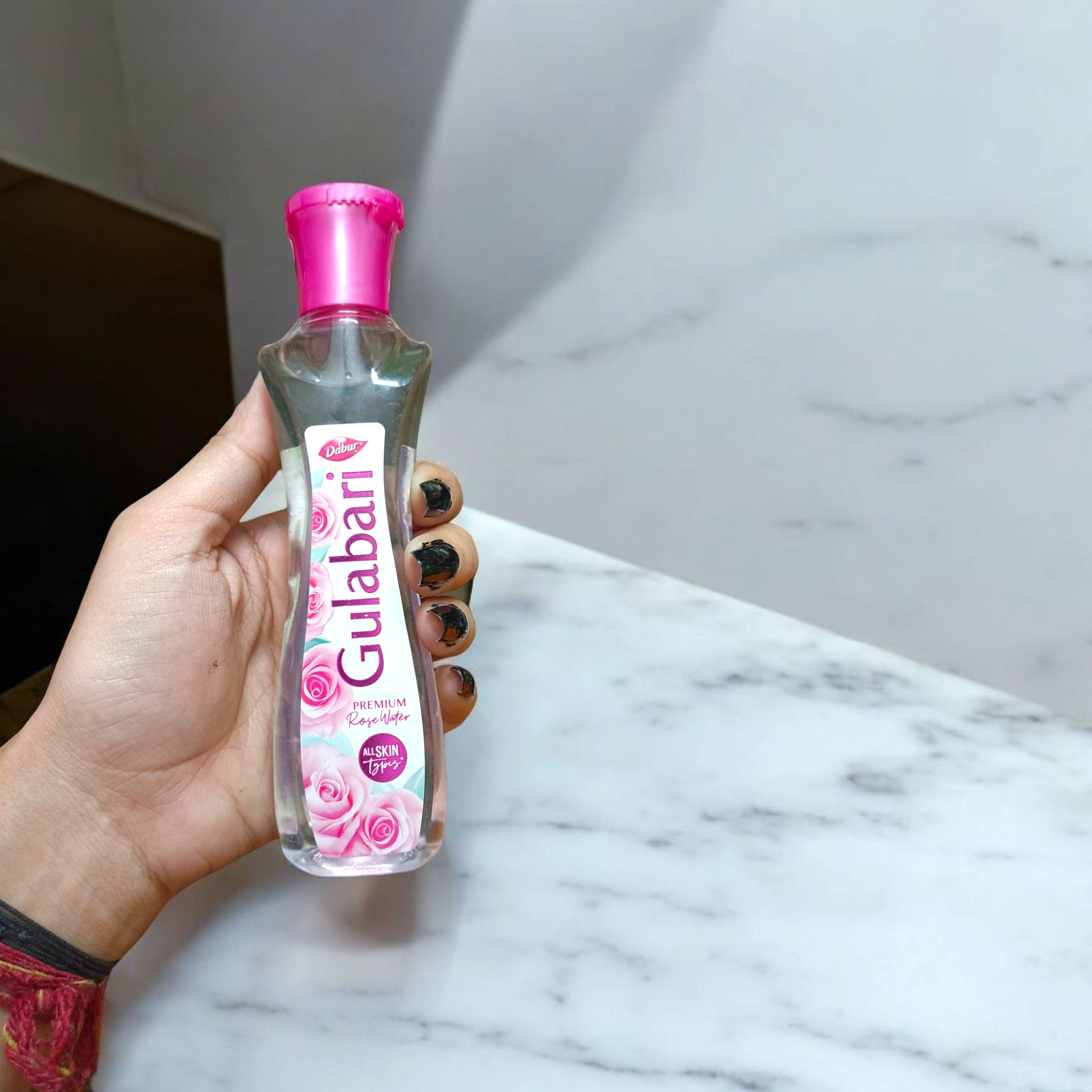 Dabar Gulabari Premium Rose Water bottle – 120ml, natural skin toner for all skin types