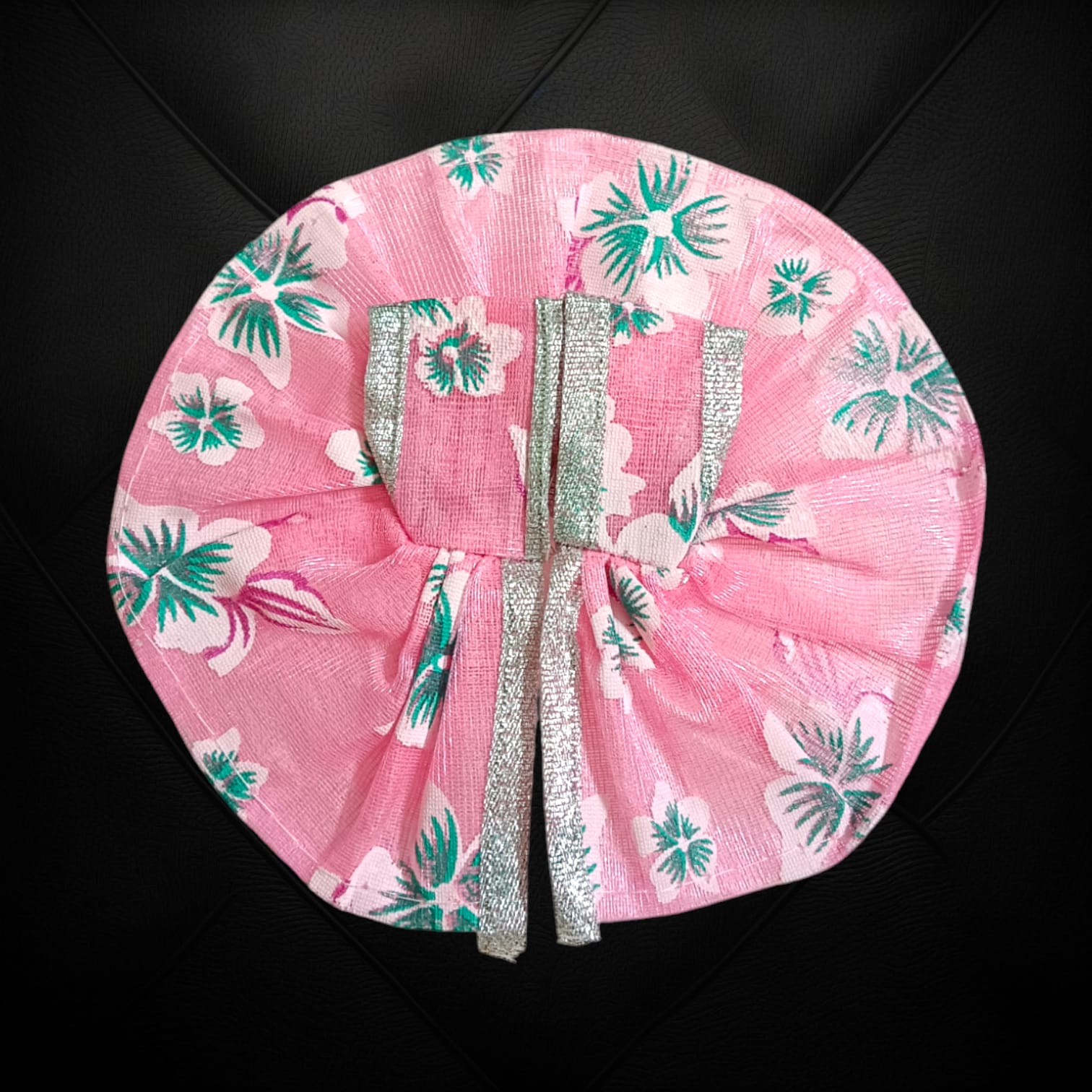 Designer Laddu Gopal Dress in Size 2 No., blending traditional elegance and modern design, ideal for pooja and festivals.