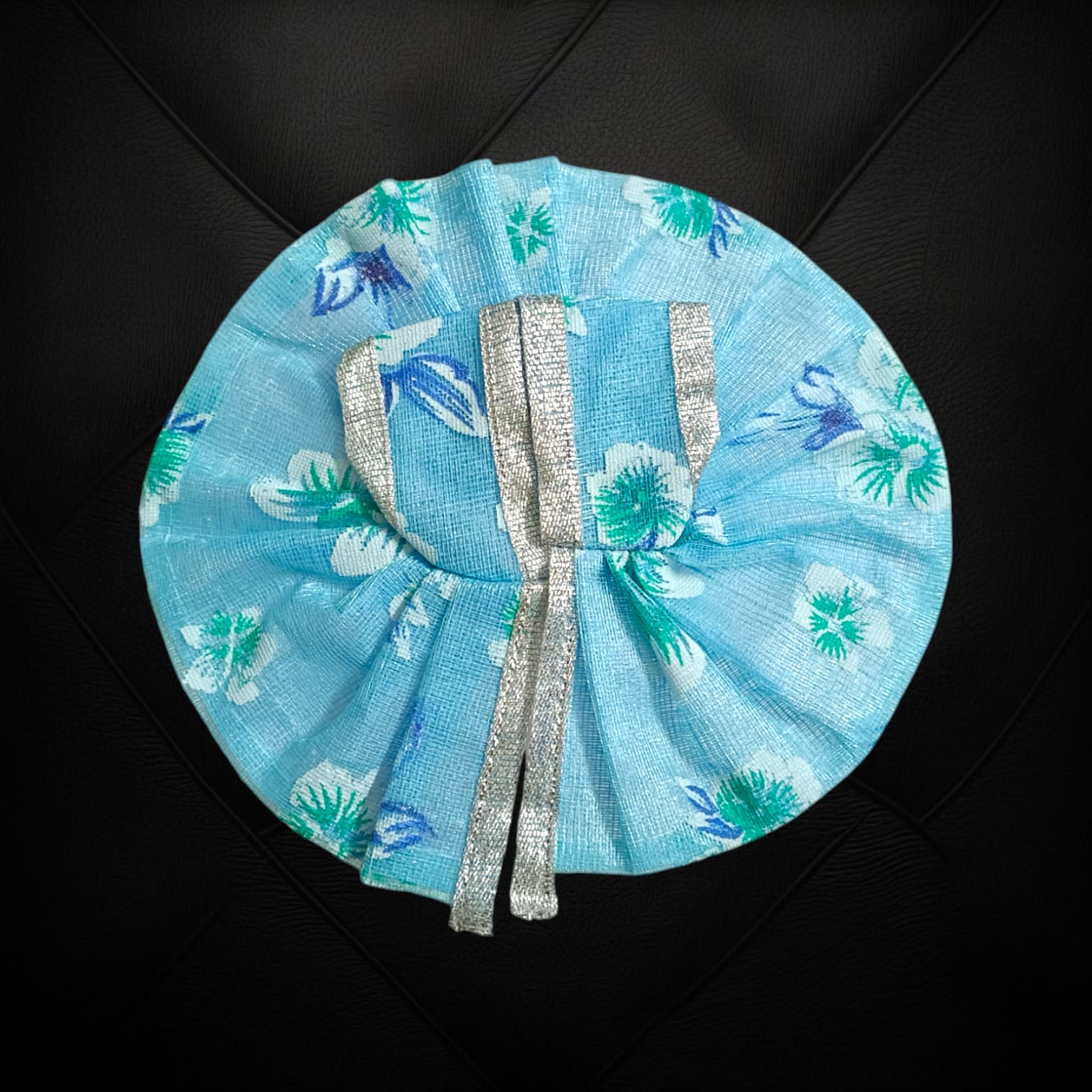 Designer Laddu Gopal Dress in Size 2 No., blending traditional elegance and modern design, ideal for pooja and festivals.