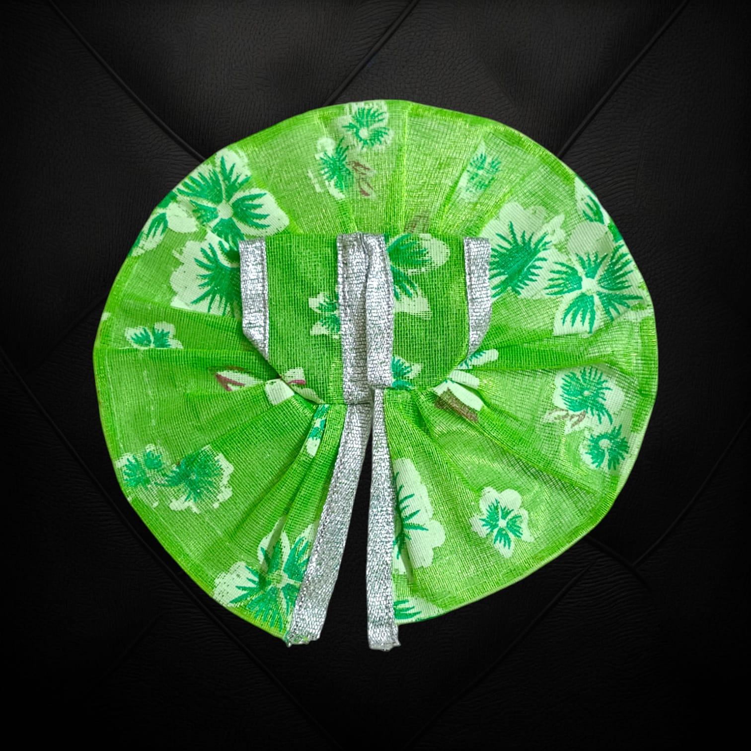 Designer Laddu Gopal Dress in Size 2 No., blending traditional elegance and modern design, ideal for pooja and festivals.