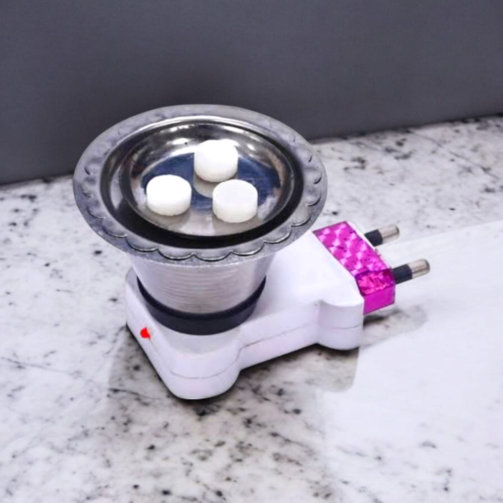 Electric Kapur Dani from Timeshopee, designed for easy incense burning with minimal smoke and effortless cleaning.