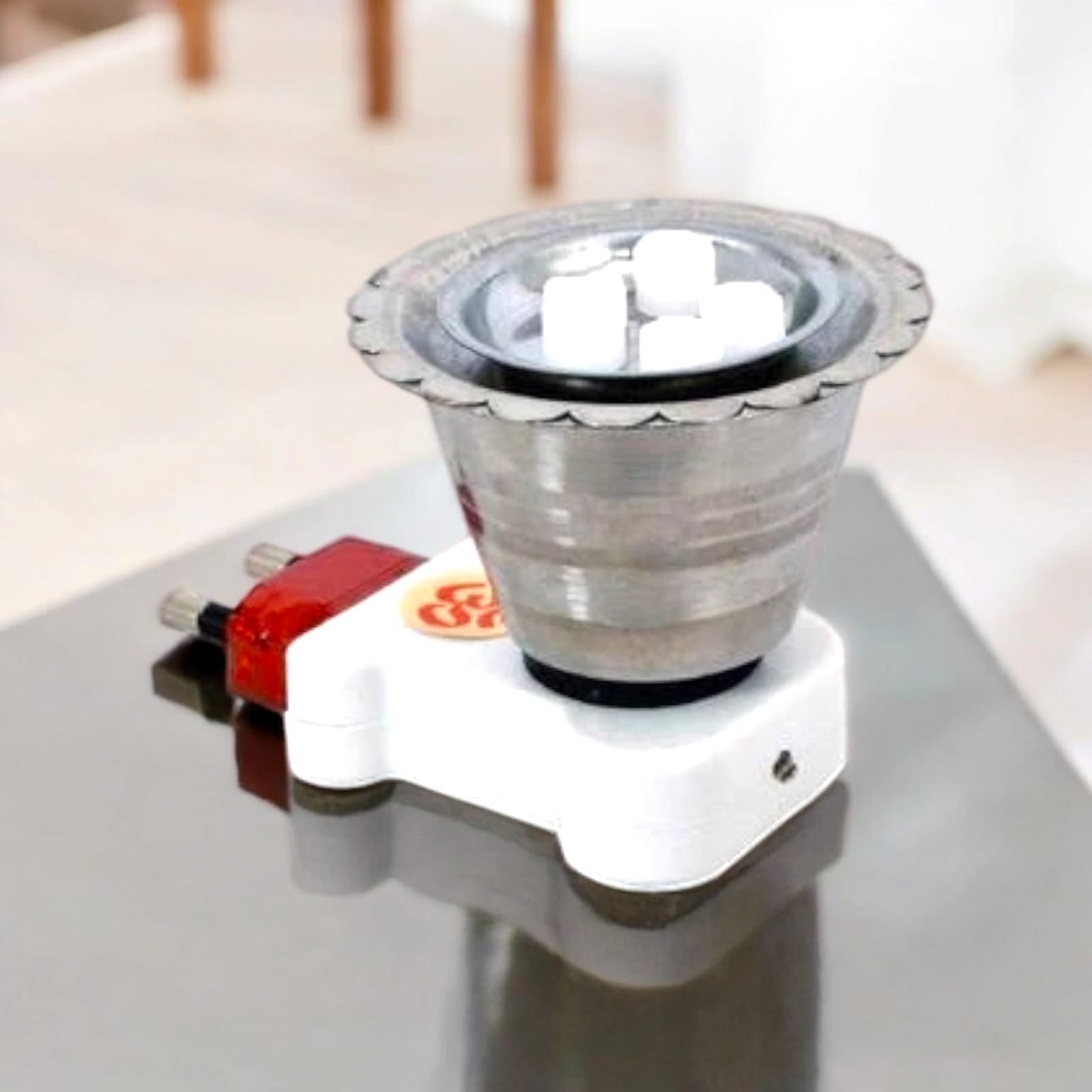 Electric Kapur Dani from Timeshopee, designed for easy incense burning with minimal smoke and effortless cleaning.