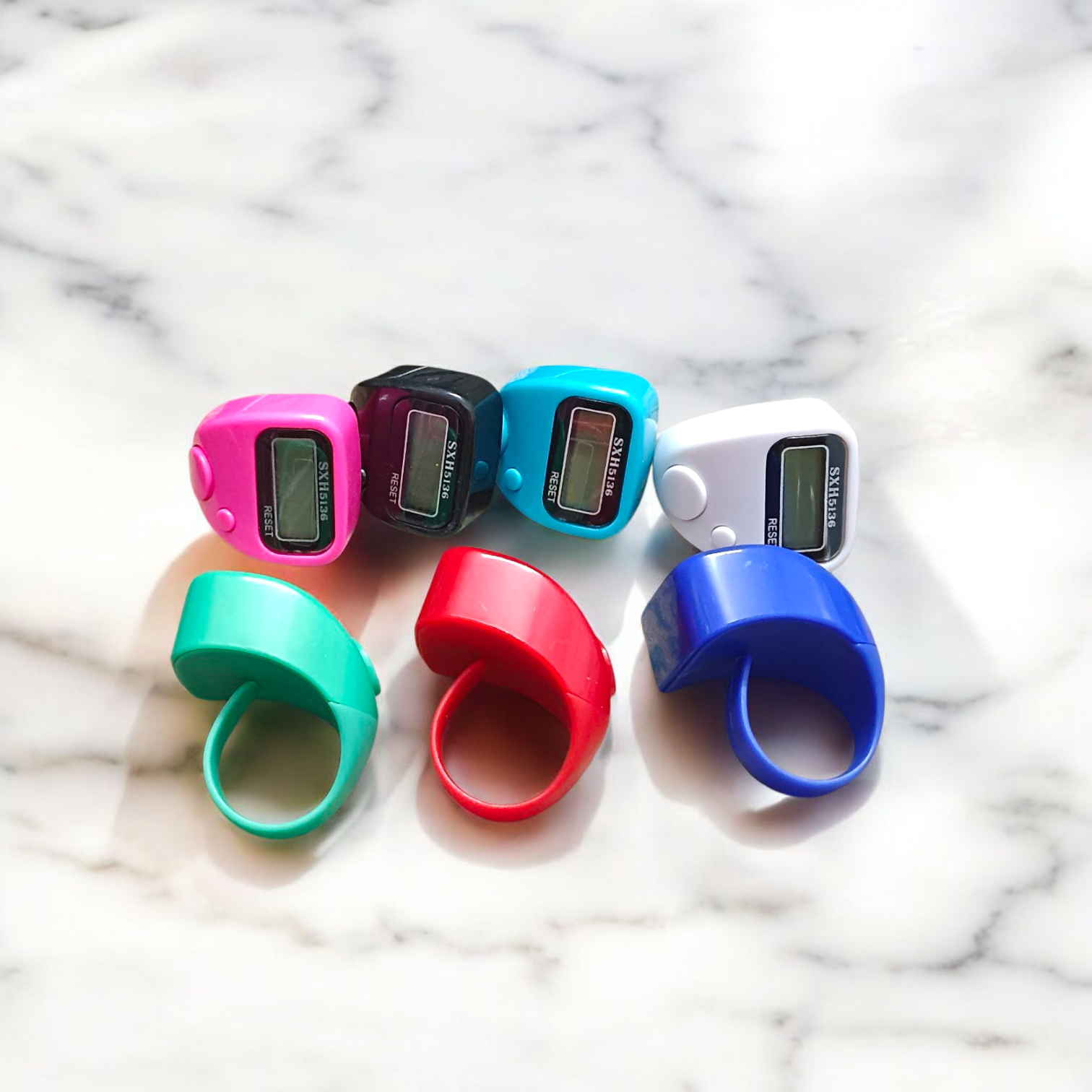 Electronic Finger Tally Counter with LCD Display and Adjustable Strap for Chanting and Meditation – Portable Japa Mala Counter