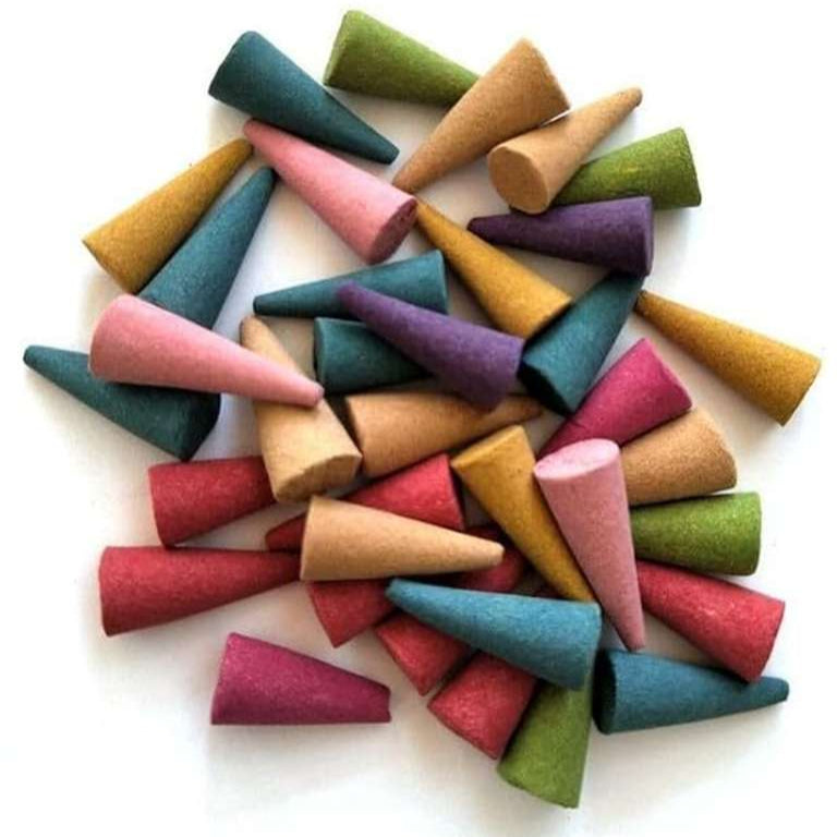 Four in One Premium Dhoop Cones - Natural Fragrance for Pooja, Meditation, and Home Purification